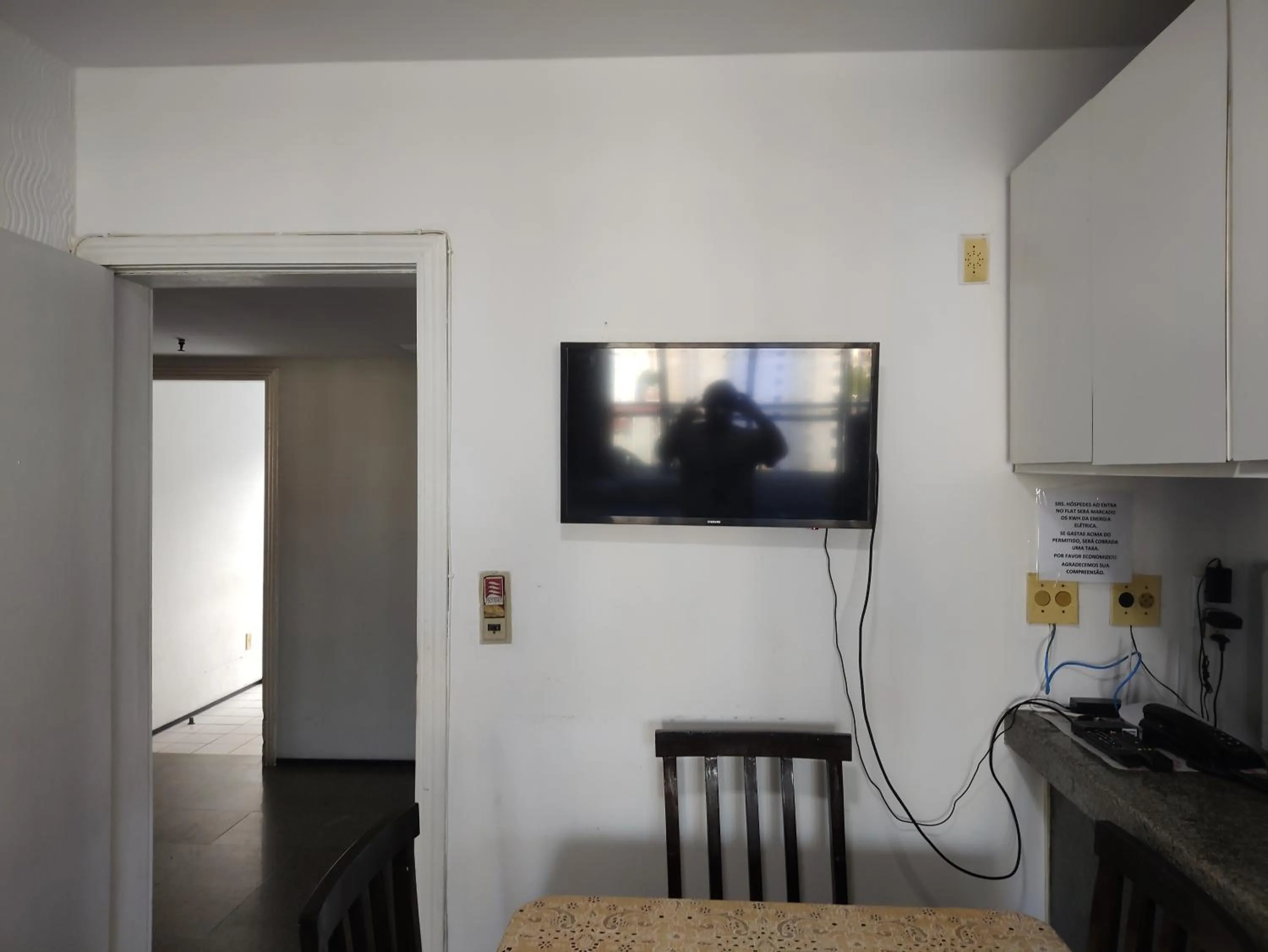 Communal lounge/ TV room in Via Venetto Flat próximo a feirinha da beira-mar Fortaleza