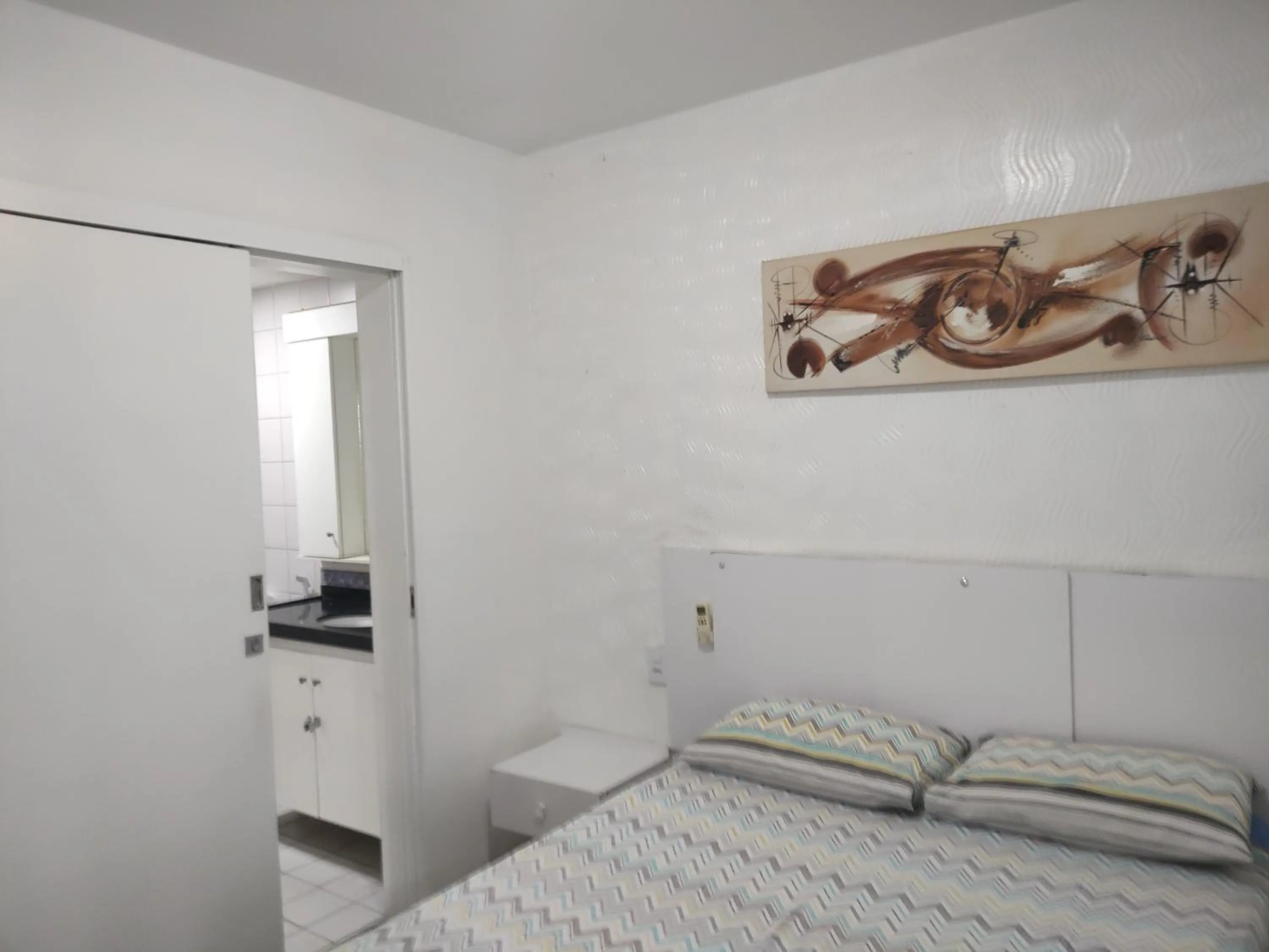 Photo of the whole room, Bed in Via Venetto Flat próximo a feirinha da beira-mar Fortaleza