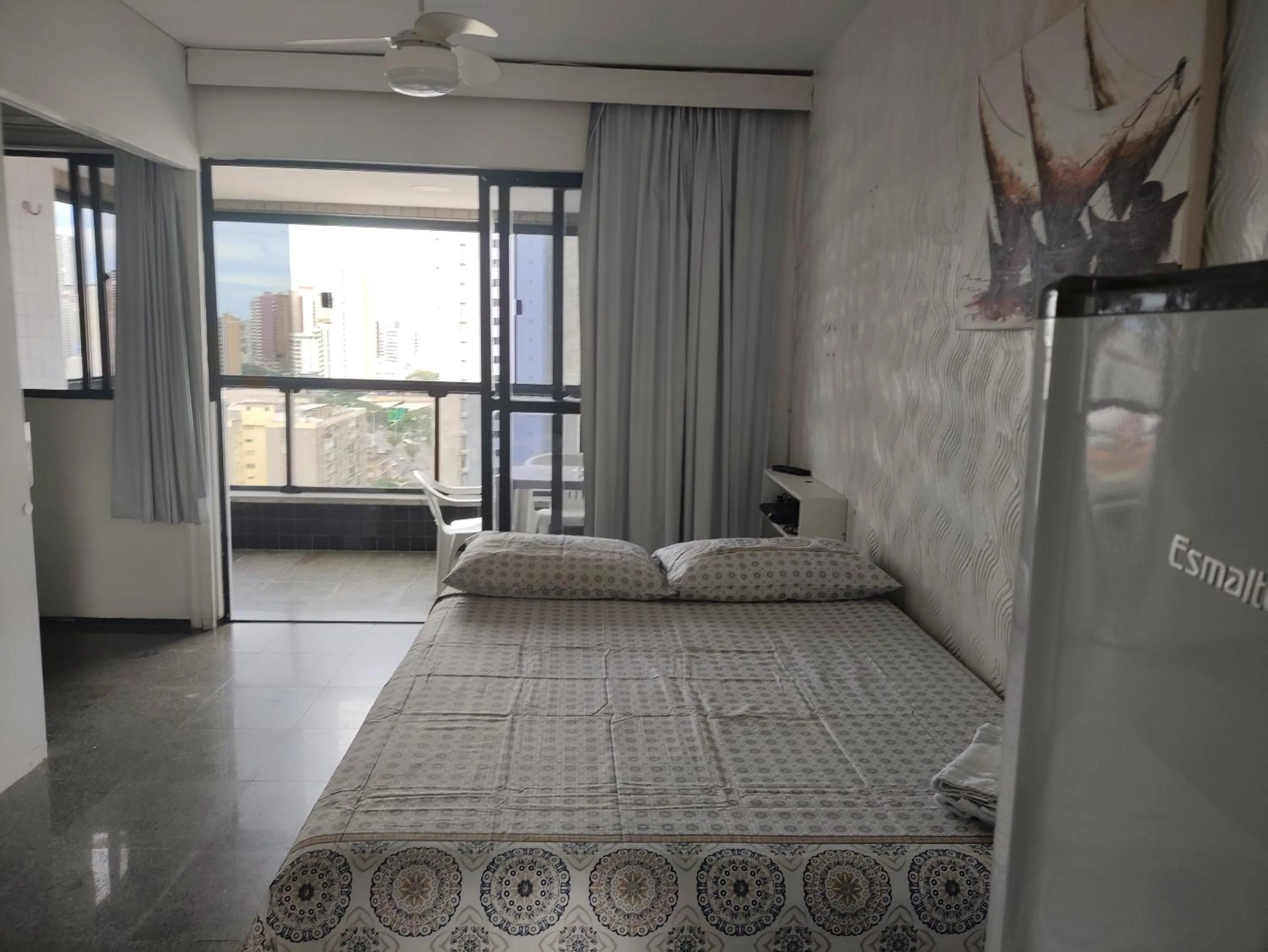 Photo of the whole room, Bed in Via Venetto Flat próximo a feirinha da beira-mar Fortaleza