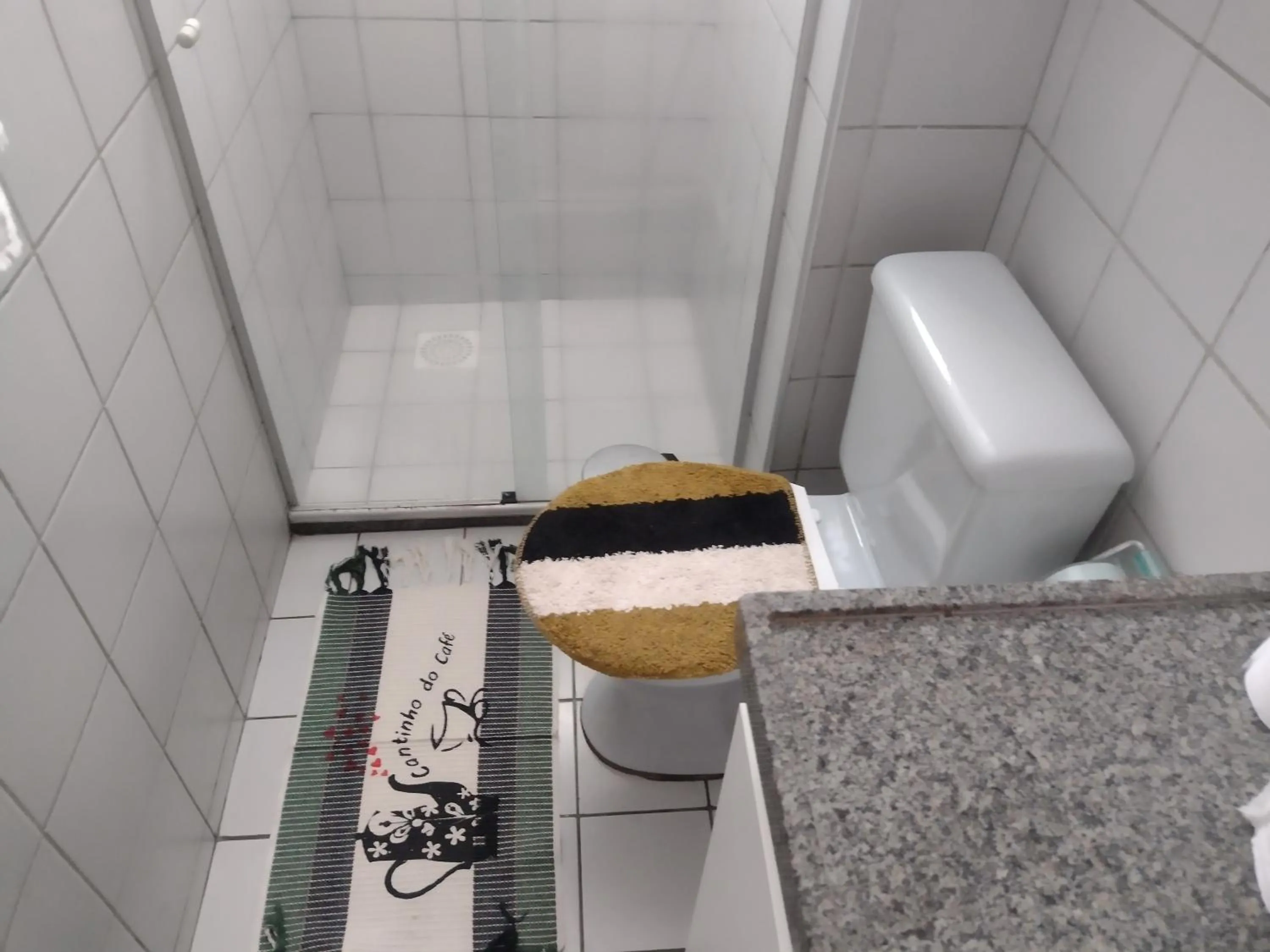 Bathroom in Via Venetto Flat próximo a feirinha da beira-mar Fortaleza