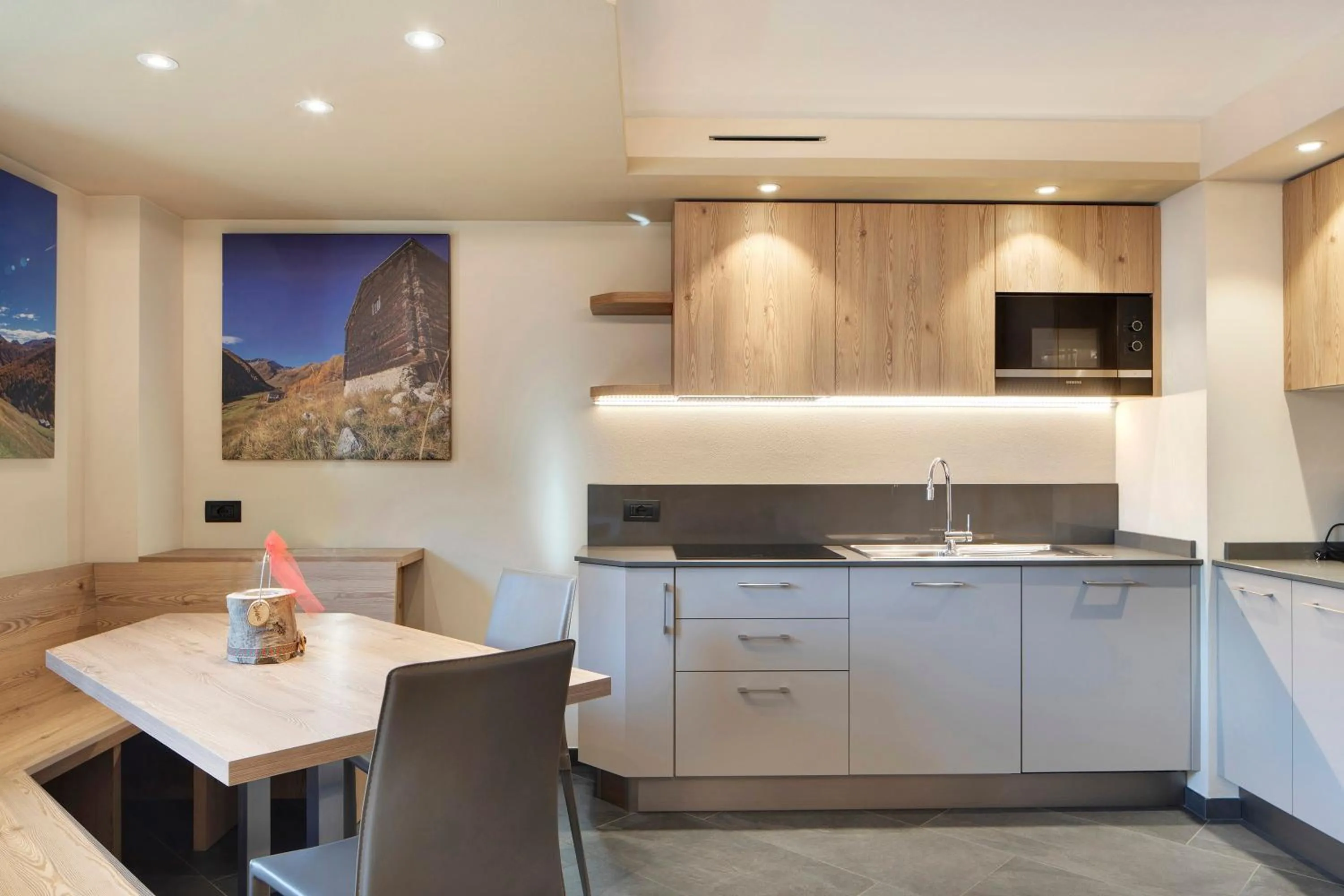 Kitchen or kitchenette in Rasia Residence Relax Stone