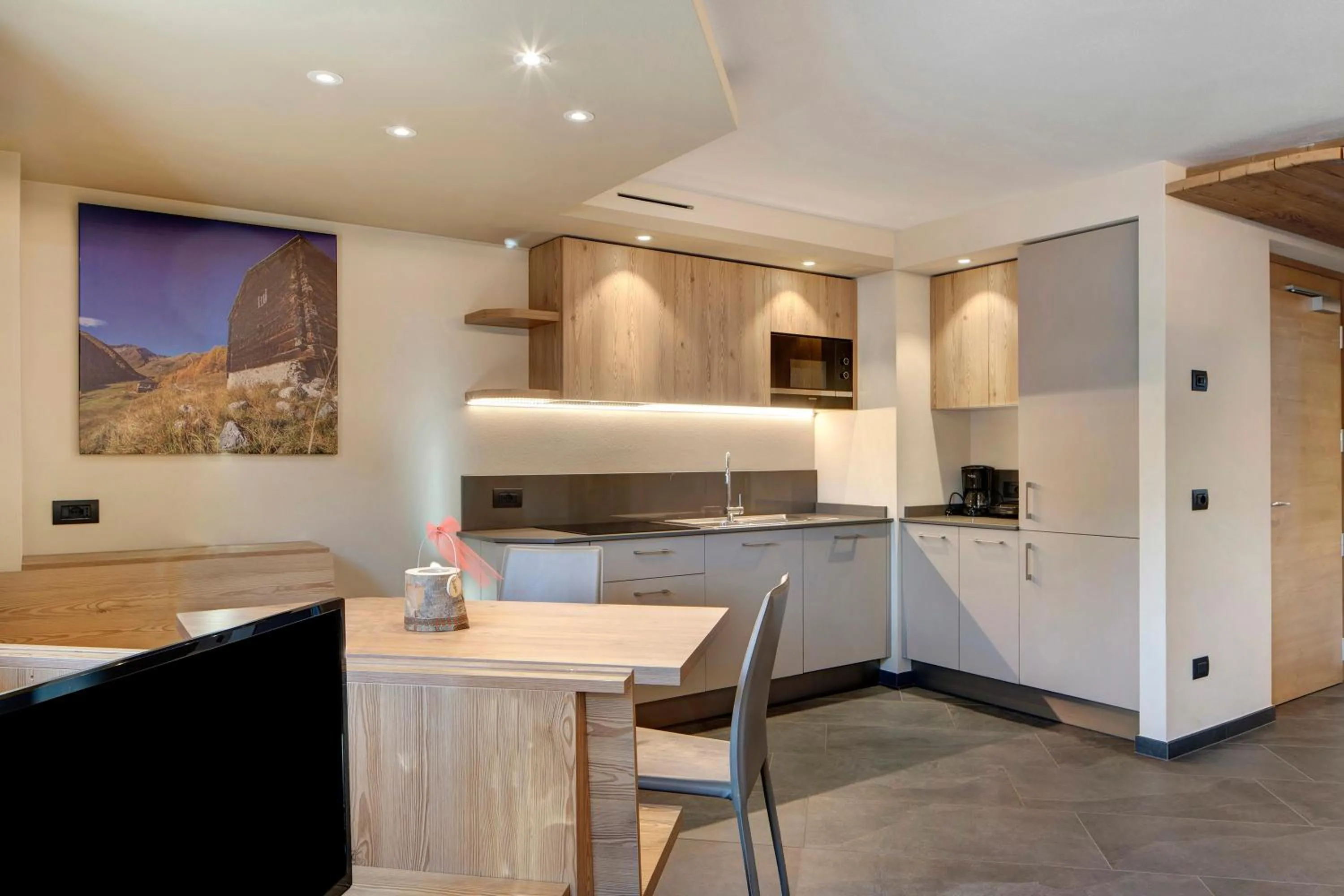Kitchen or kitchenette in Rasia Residence Relax Stone
