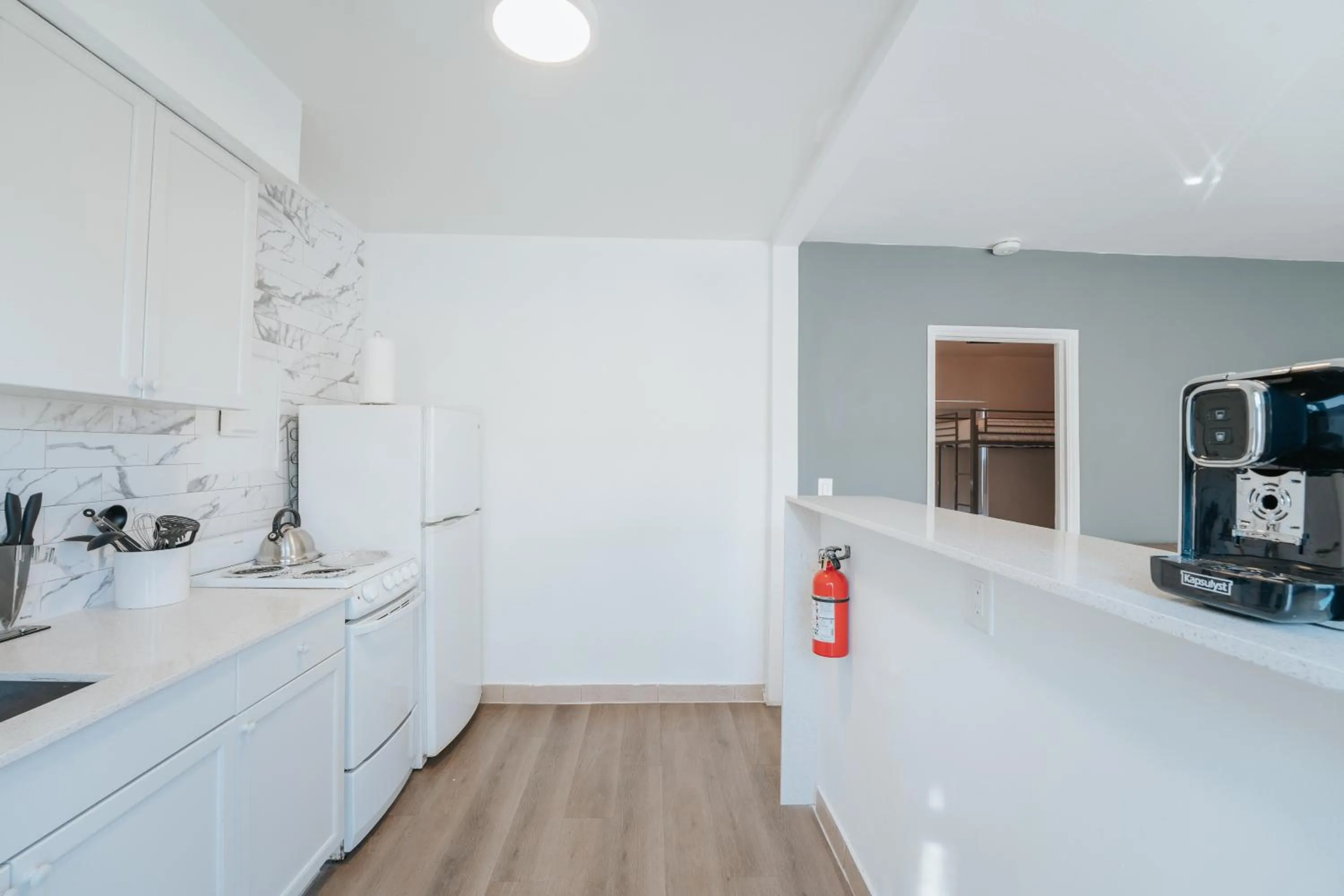 Kitchen or kitchenette in PRAIA Hotel Hollywood