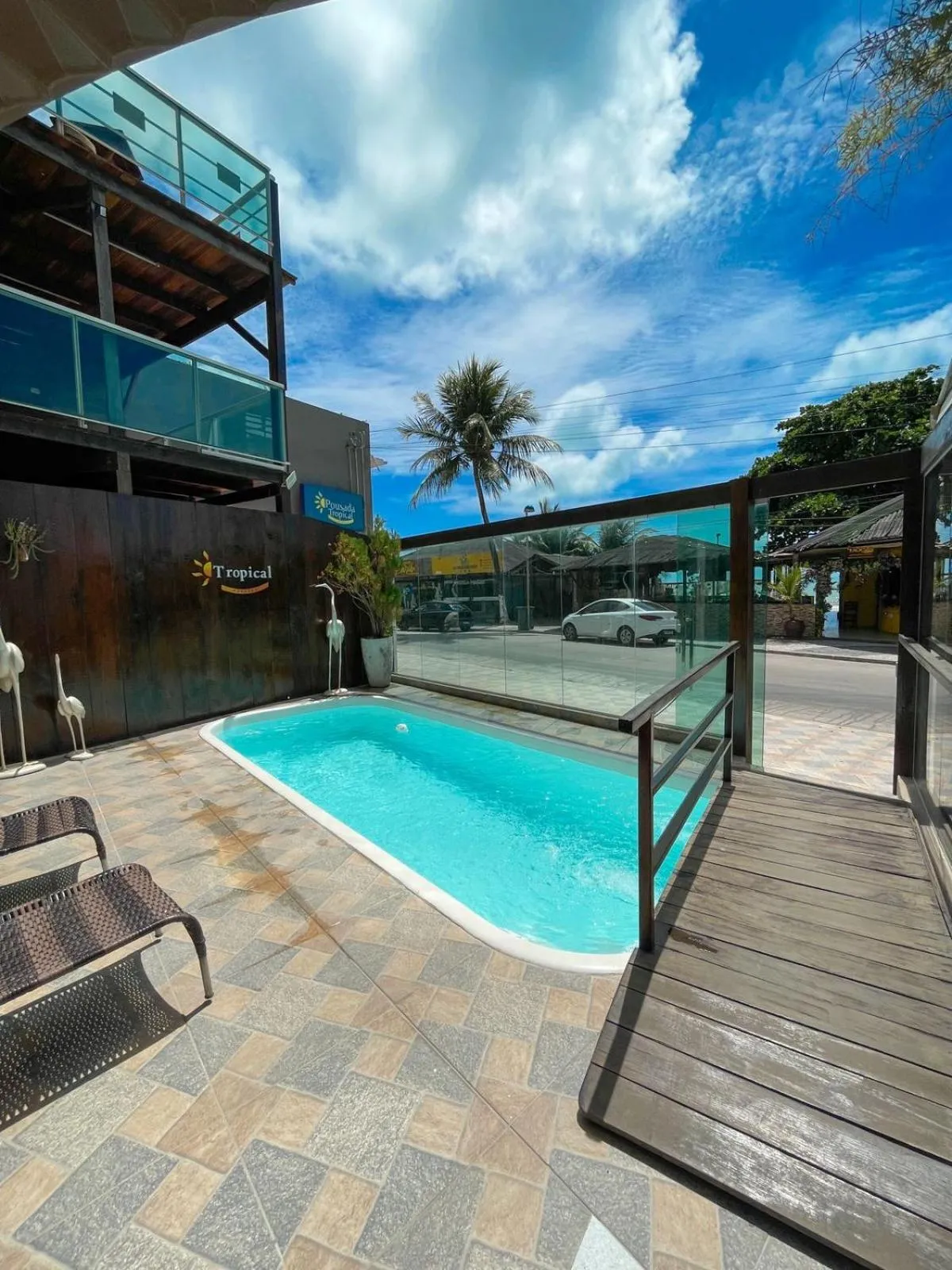 Swimming pool in Pousada Tropical Maragogi