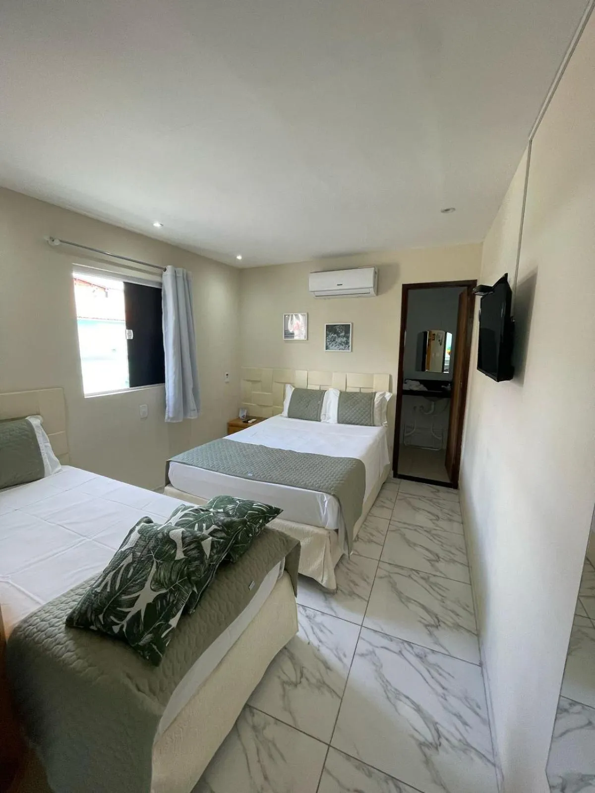 Bed in Pousada Tropical Maragogi