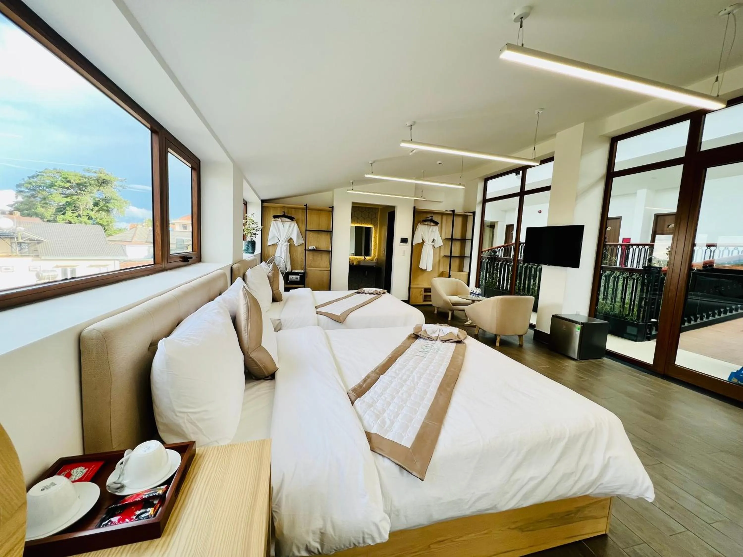 Bed in Lasol Boutique Hotel