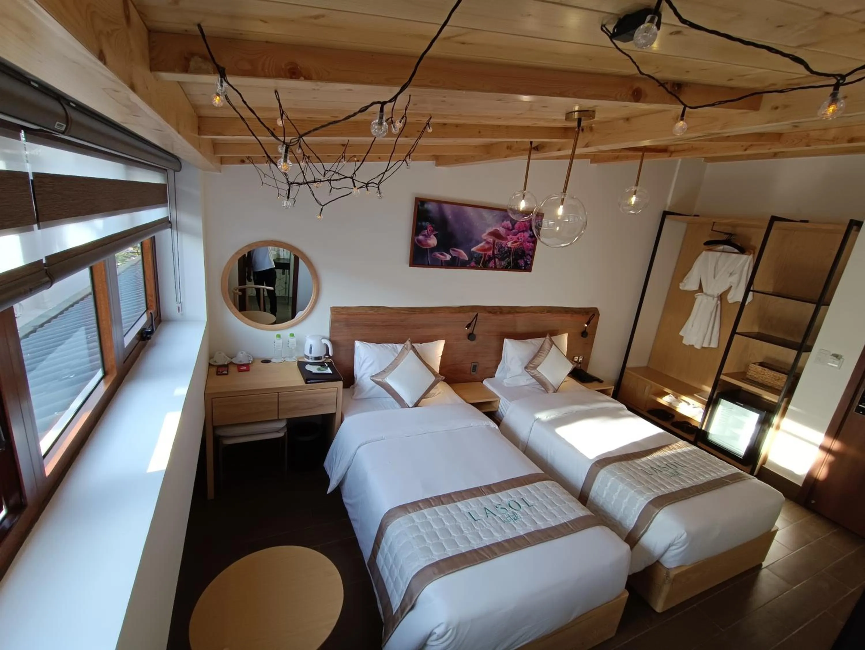 Bed in Lasol Boutique Hotel