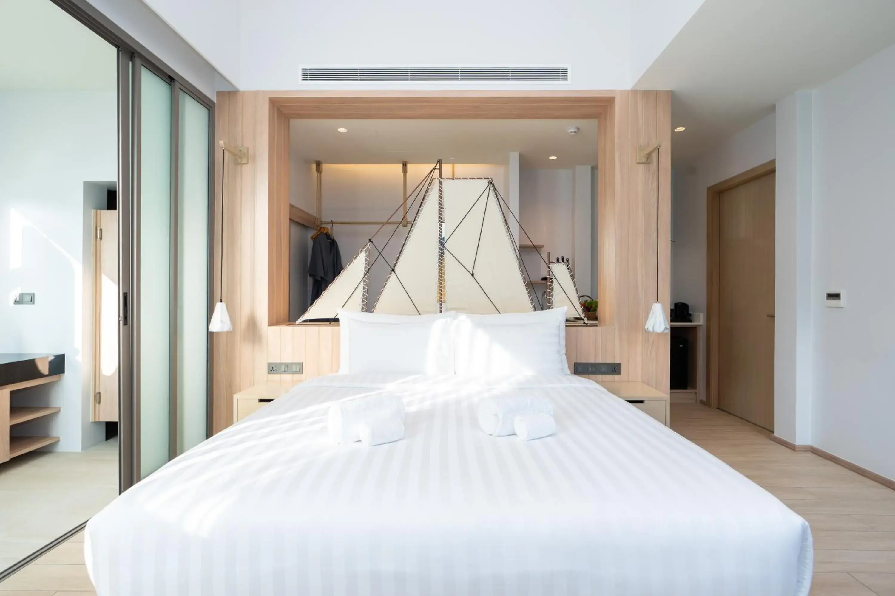 Bed in Panwaburi Beachfront Resort - SHA Extra Plus Bed in Panwaburi Beachfront Resort - SHA Extra Plus