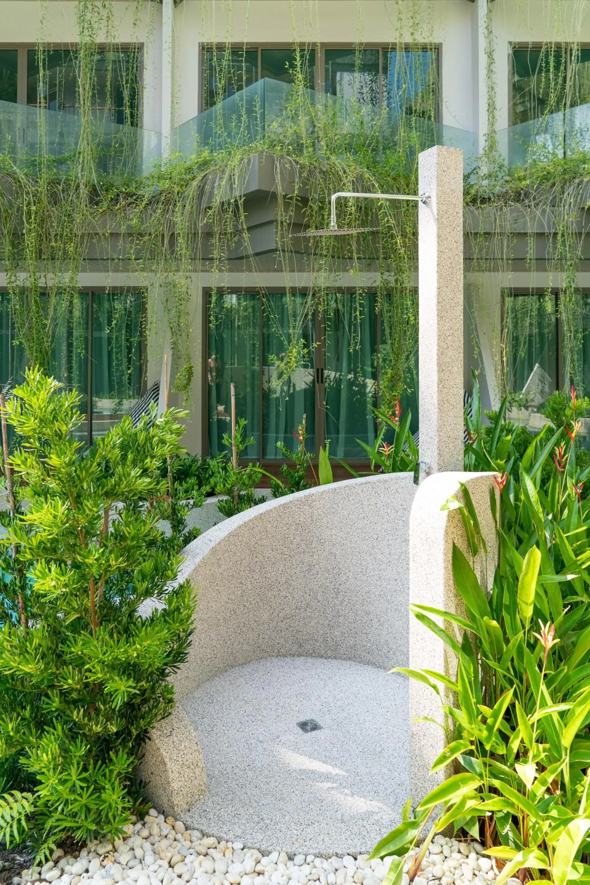 Shower in Panwaburi Beachfront Resort - SHA Extra Plus