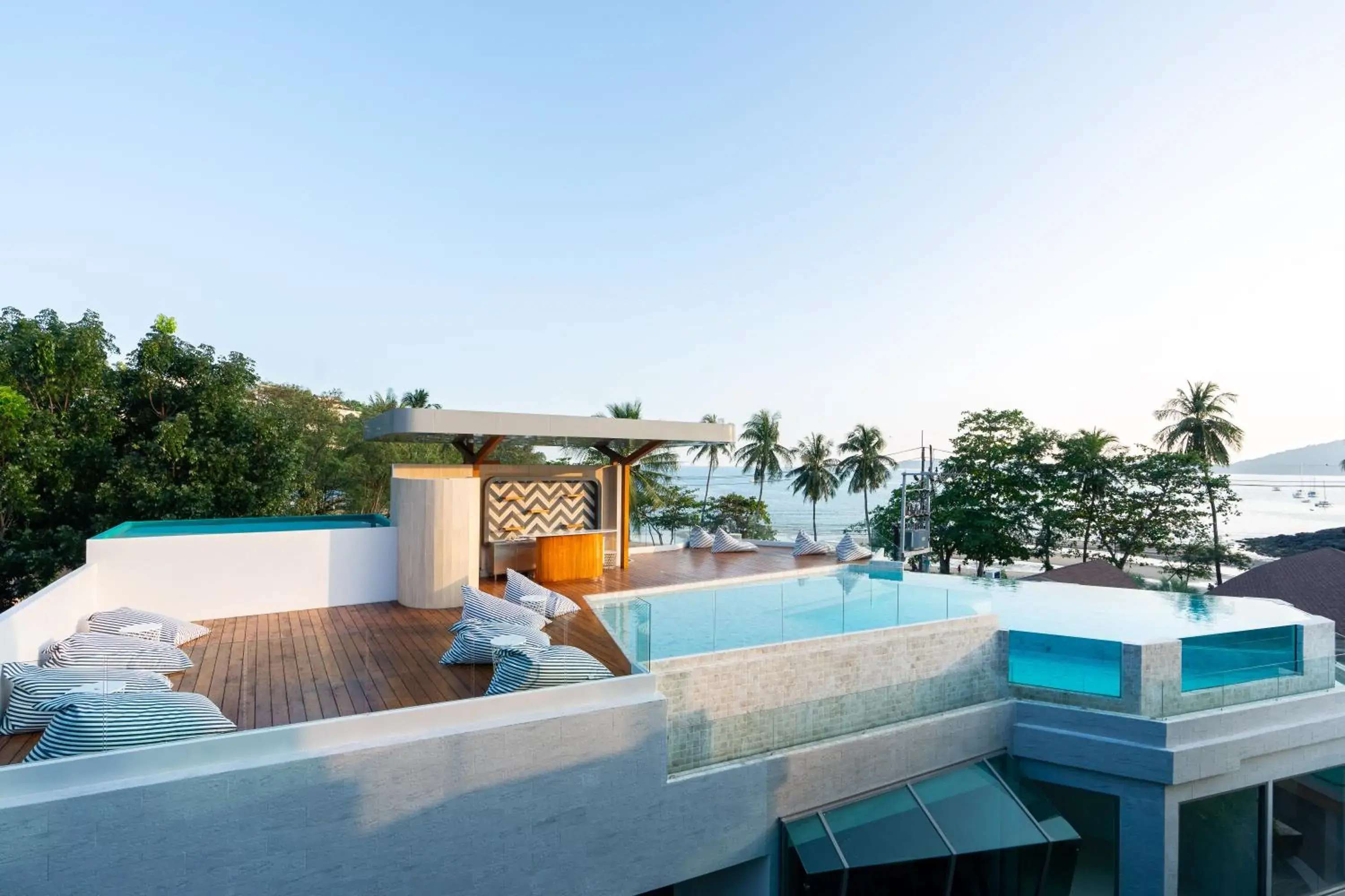 Swimming pool in Panwaburi Beachfront Resort - SHA Extra Plus Swimming pool in Panwaburi Beachfront Resort - SHA Extra Plus