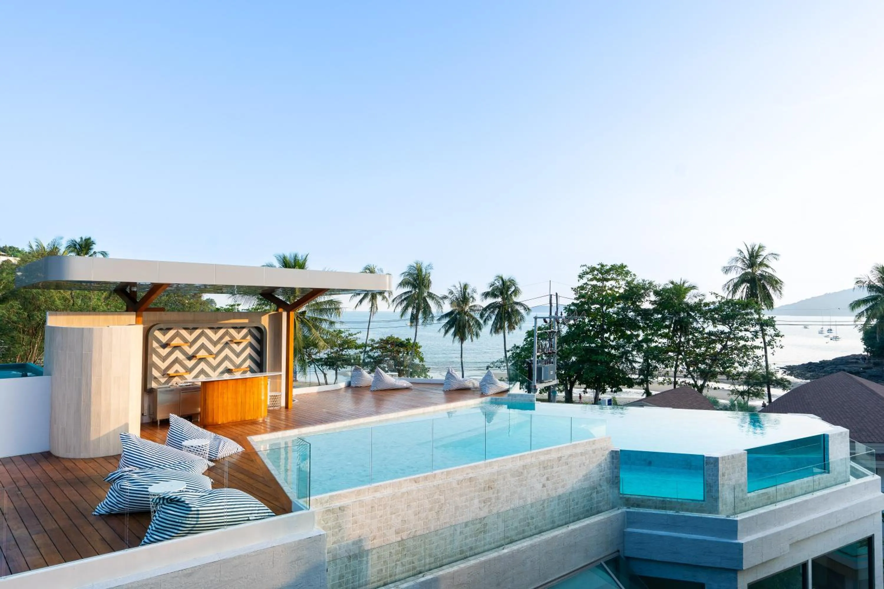 Pool view in Panwaburi Beachfront Resort - SHA Extra Plus