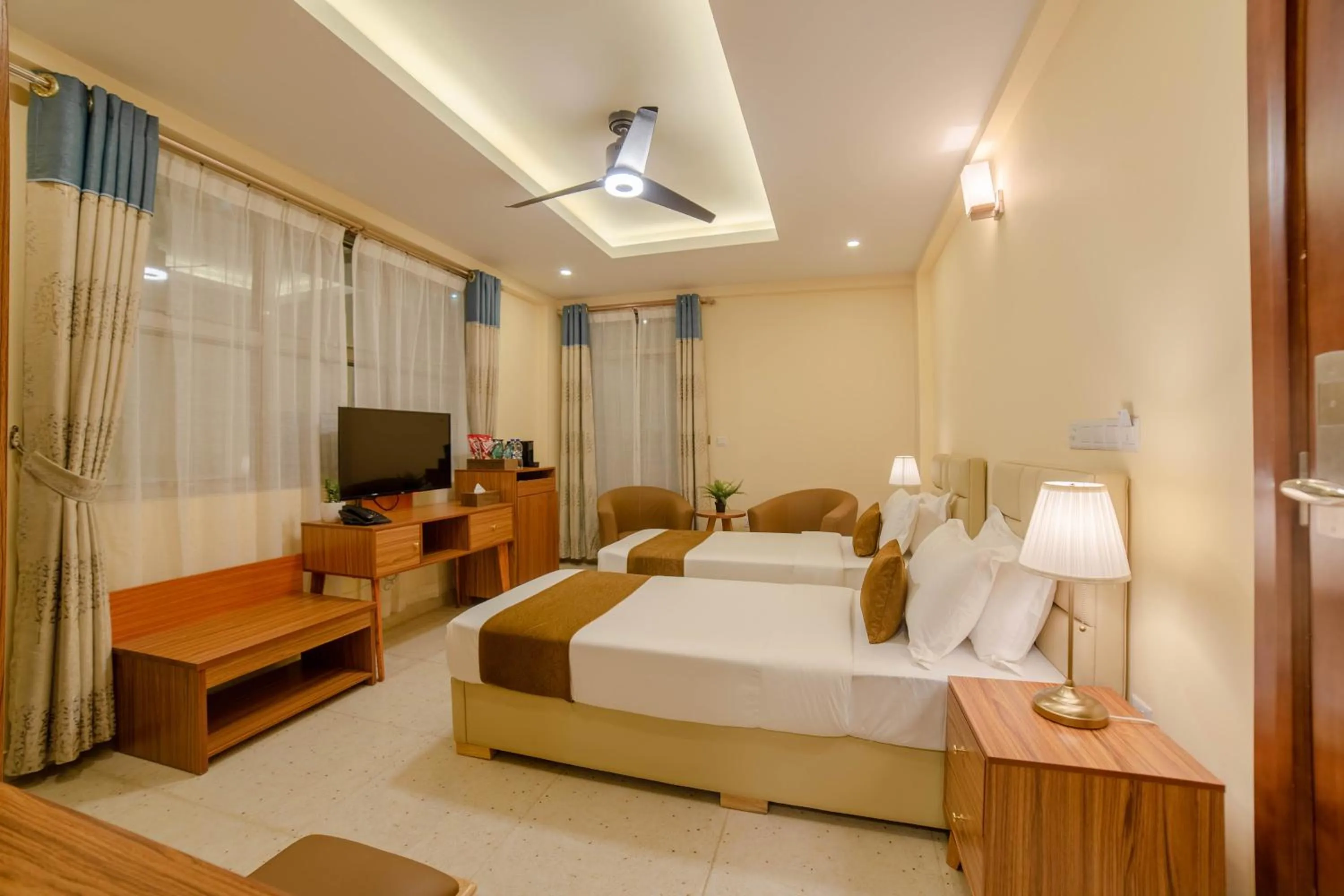 Photo of the whole room, Bed in Amber Beach Hotel