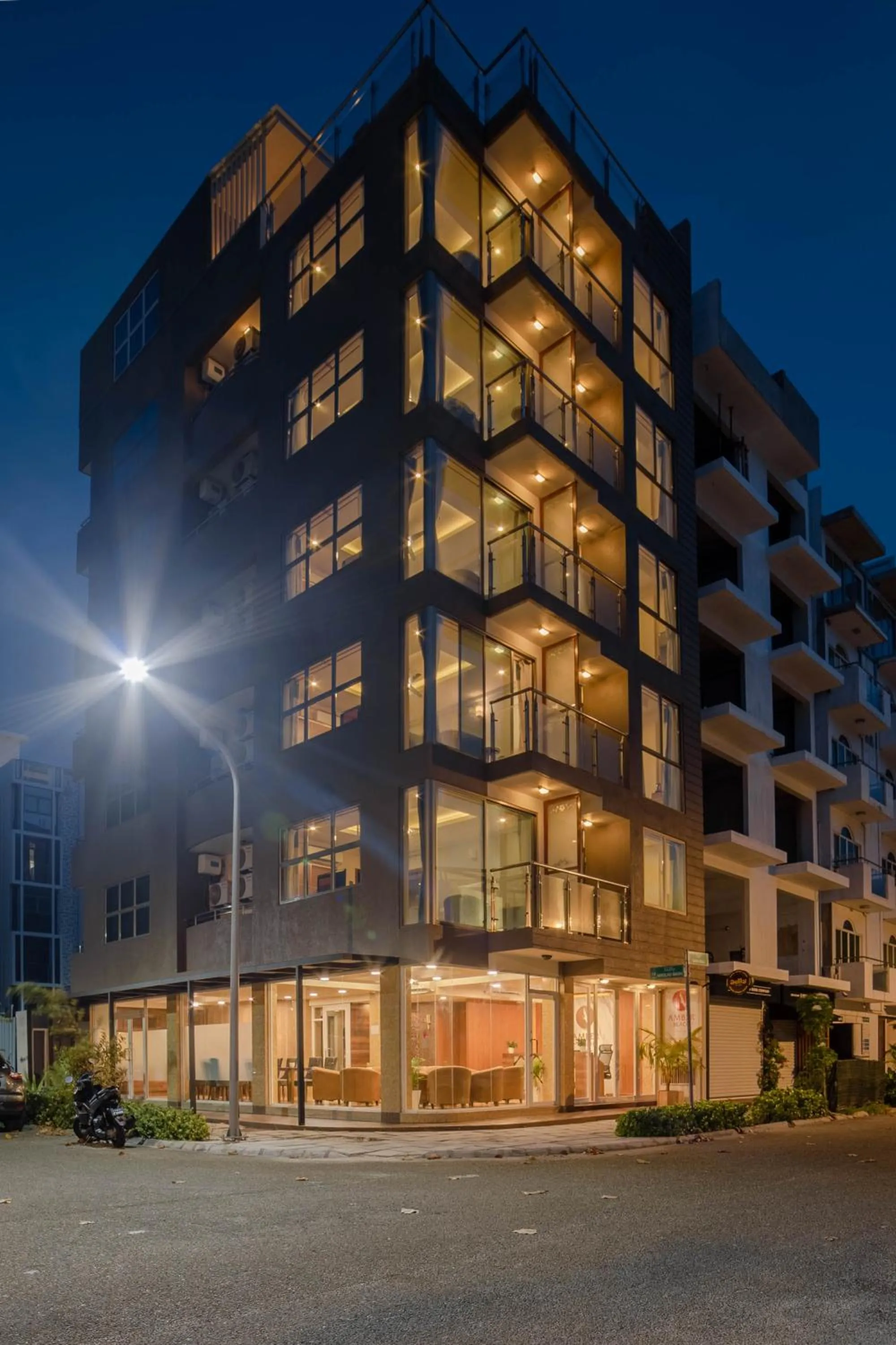 Property building in Amber Beach Hotel