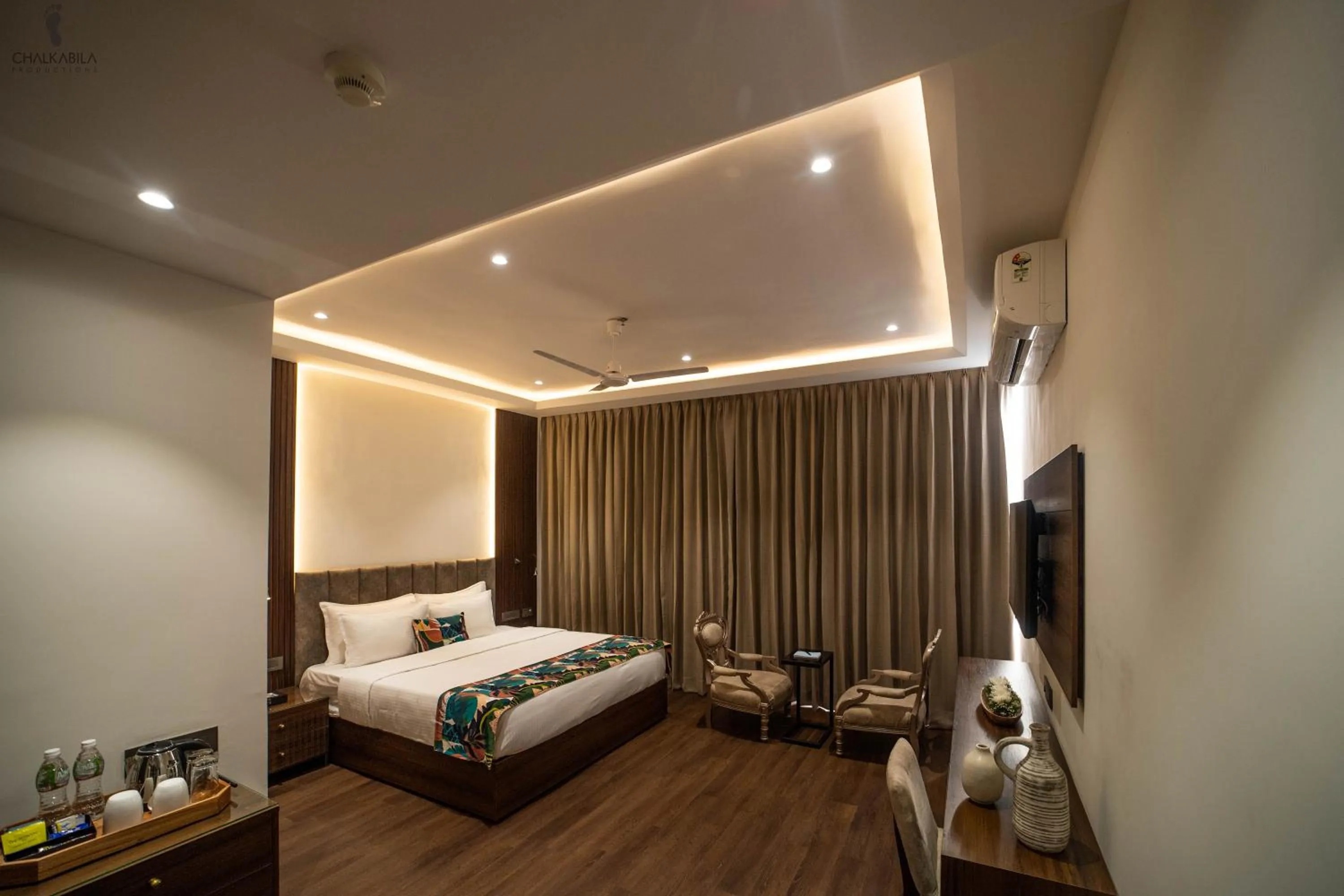 Bed in Aura Boutique Hotel