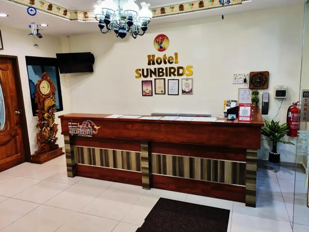 Lobby or reception in Hotel Sun Birds Lobby or reception in Hotel Sun Birds