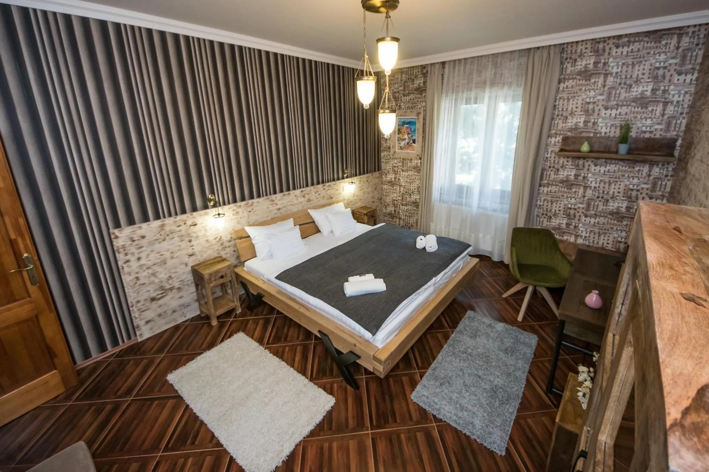 Bedroom, Bed in Platan Garden Rooms & Restaurant