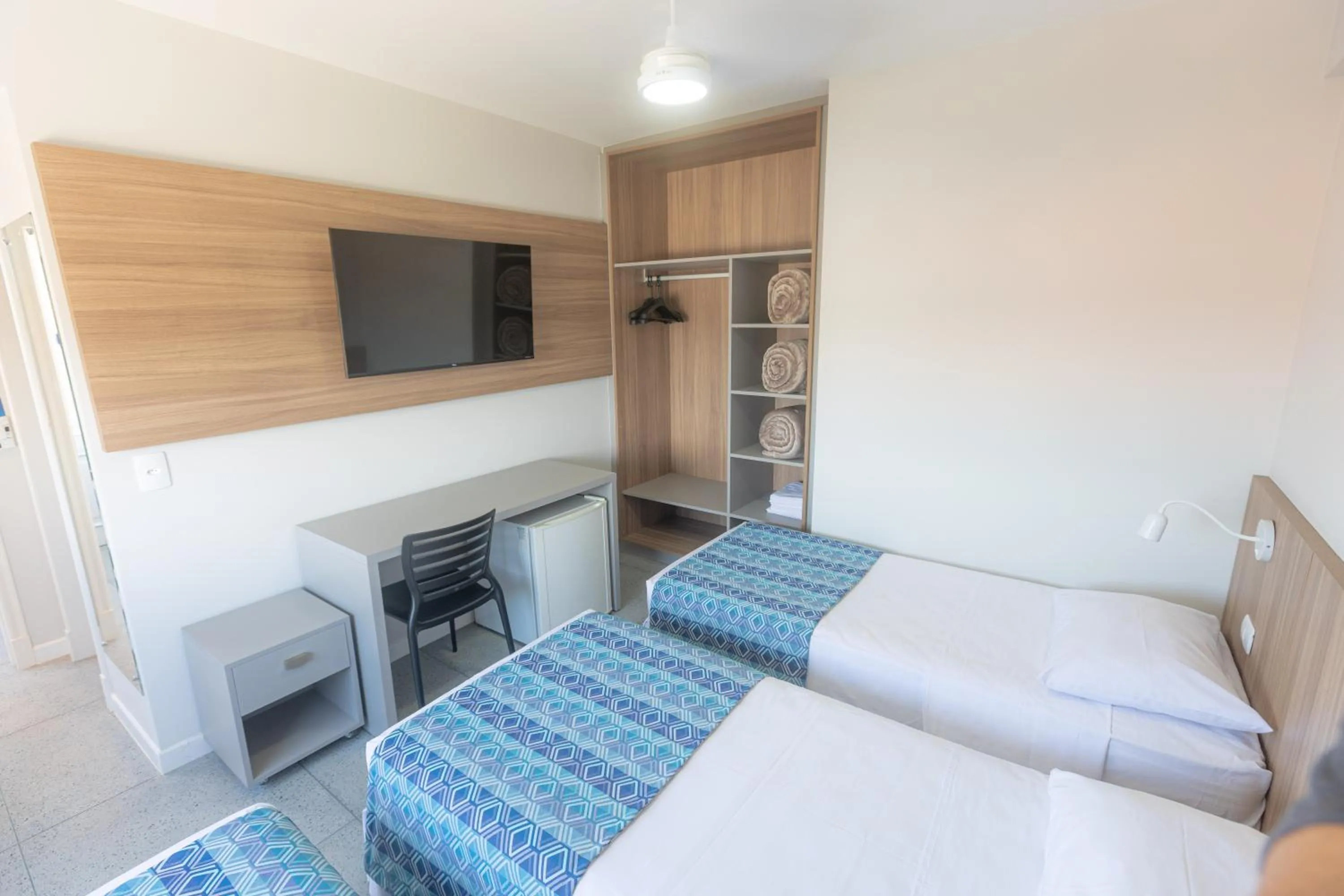 Bed in Hotel Bandeirantes da Barra