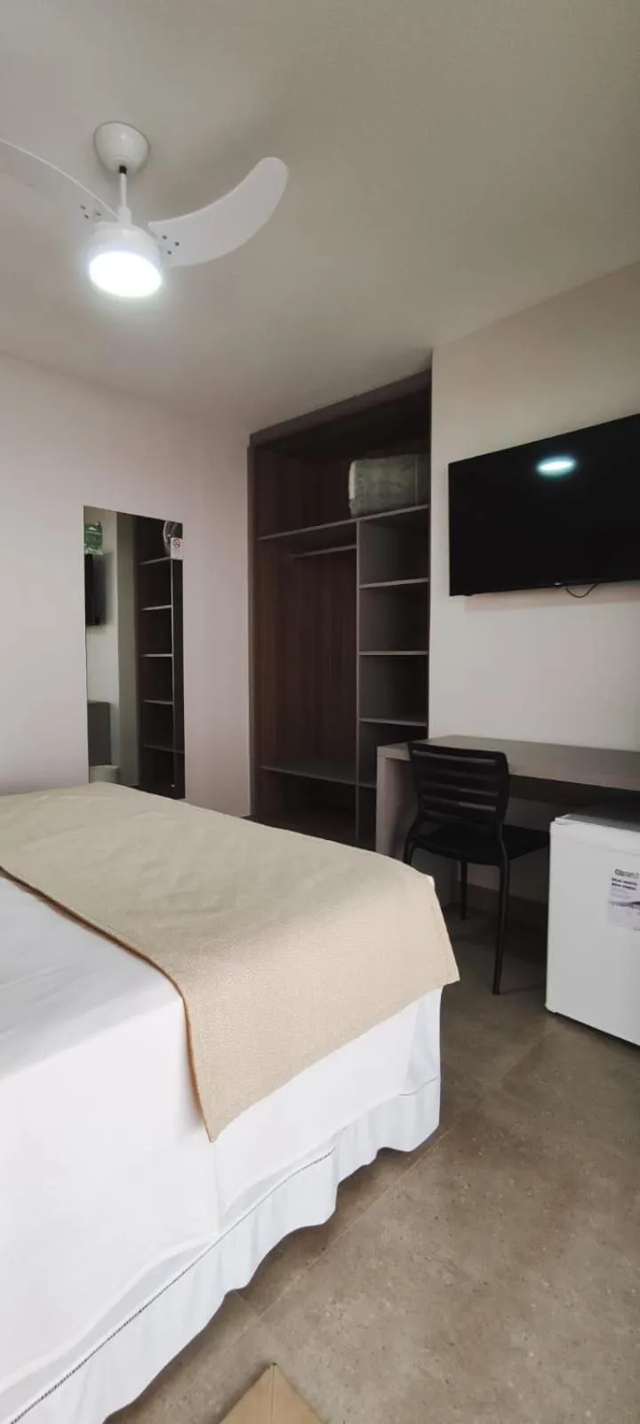 Bed in Hotel Bandeirantes da Barra