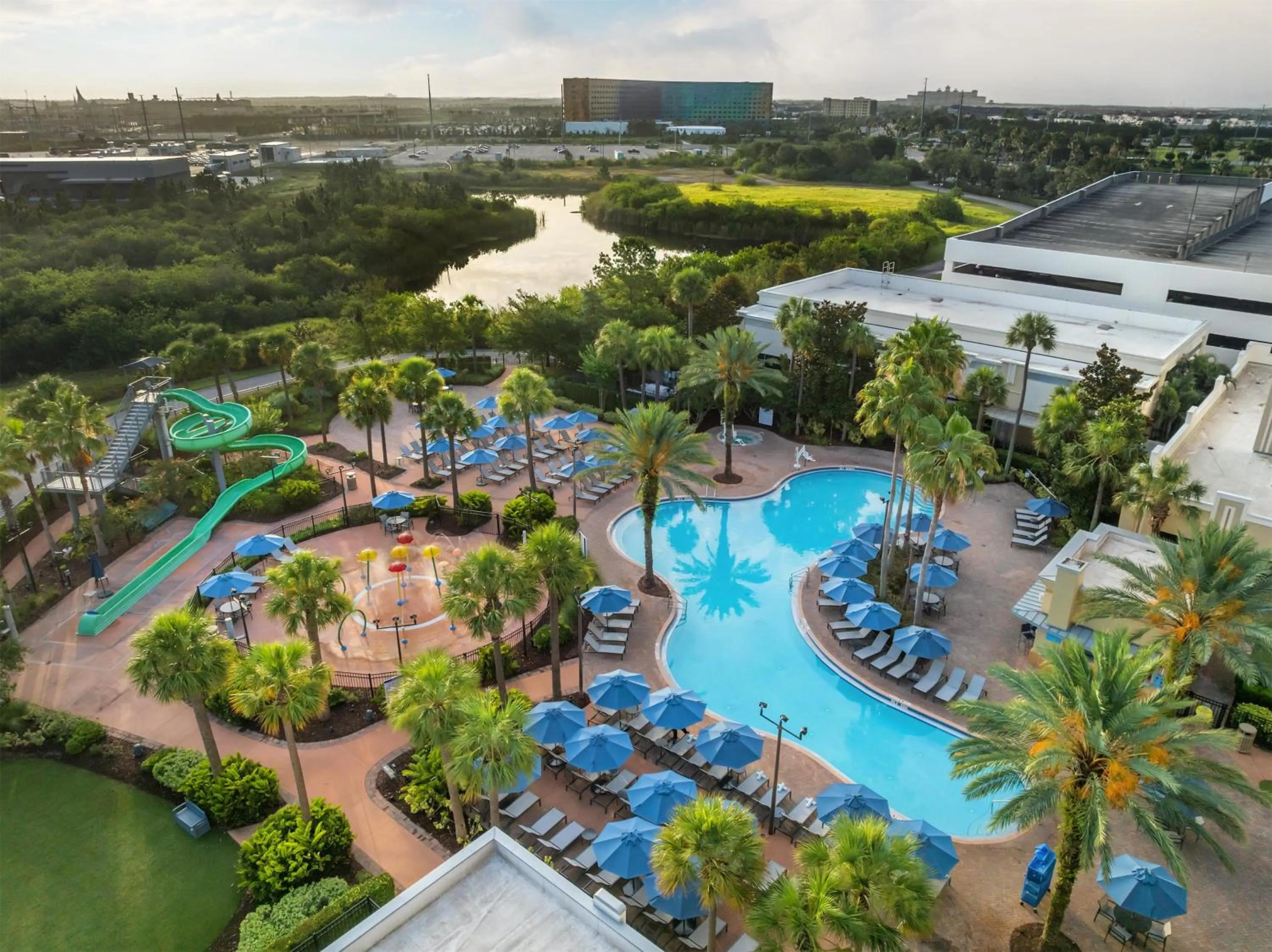 Pool view in Hilton Grand Vacations Club Las Palmeras Orlando