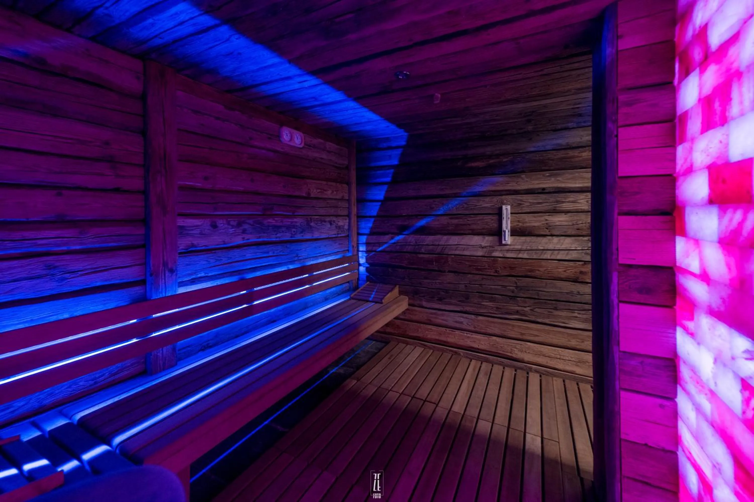 Sauna in Chalet Hôtel & Spa Le Collet