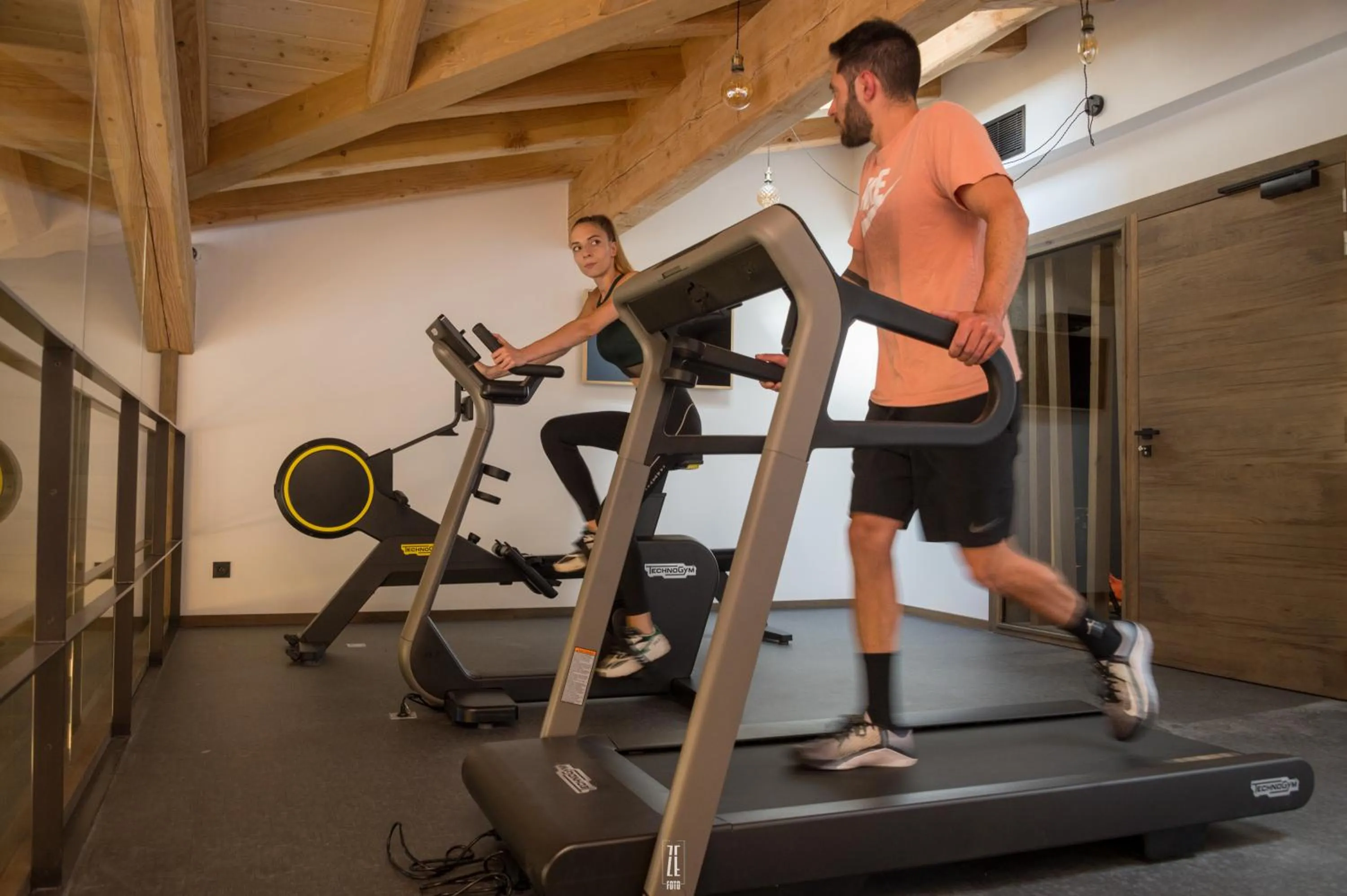 Fitness centre/facilities in Chalet Hôtel & Spa Le Collet