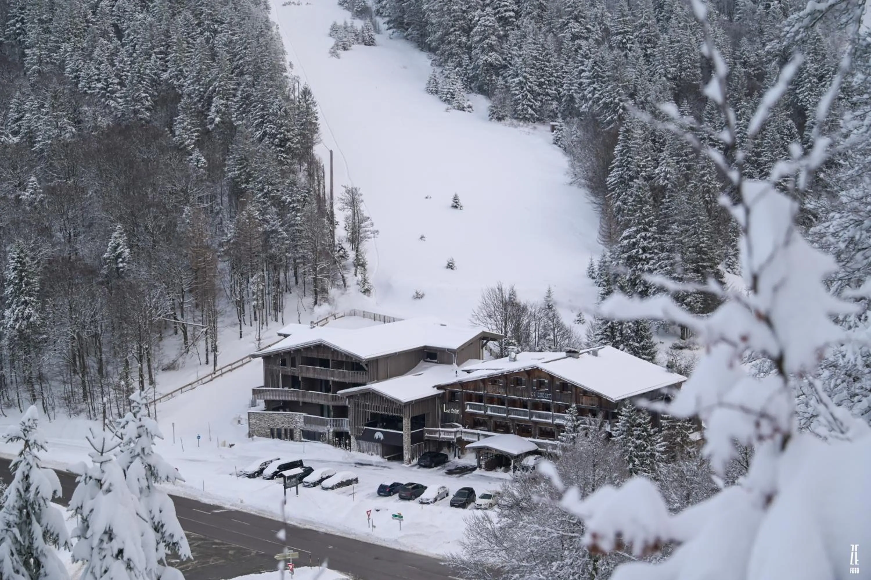 Property building in Chalet Hôtel & Spa Le Collet
