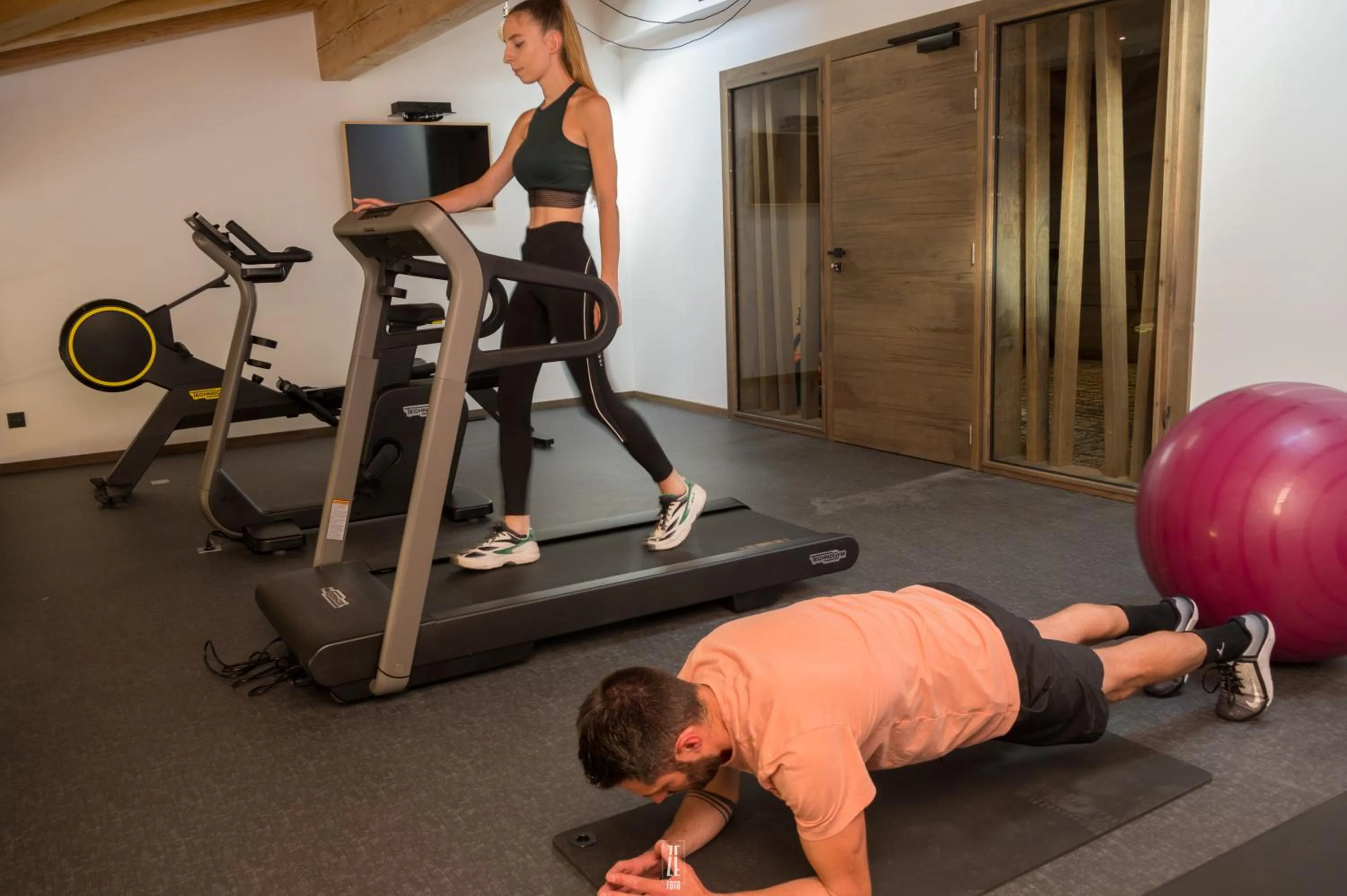 Fitness centre/facilities in Chalet Hôtel & Spa Le Collet