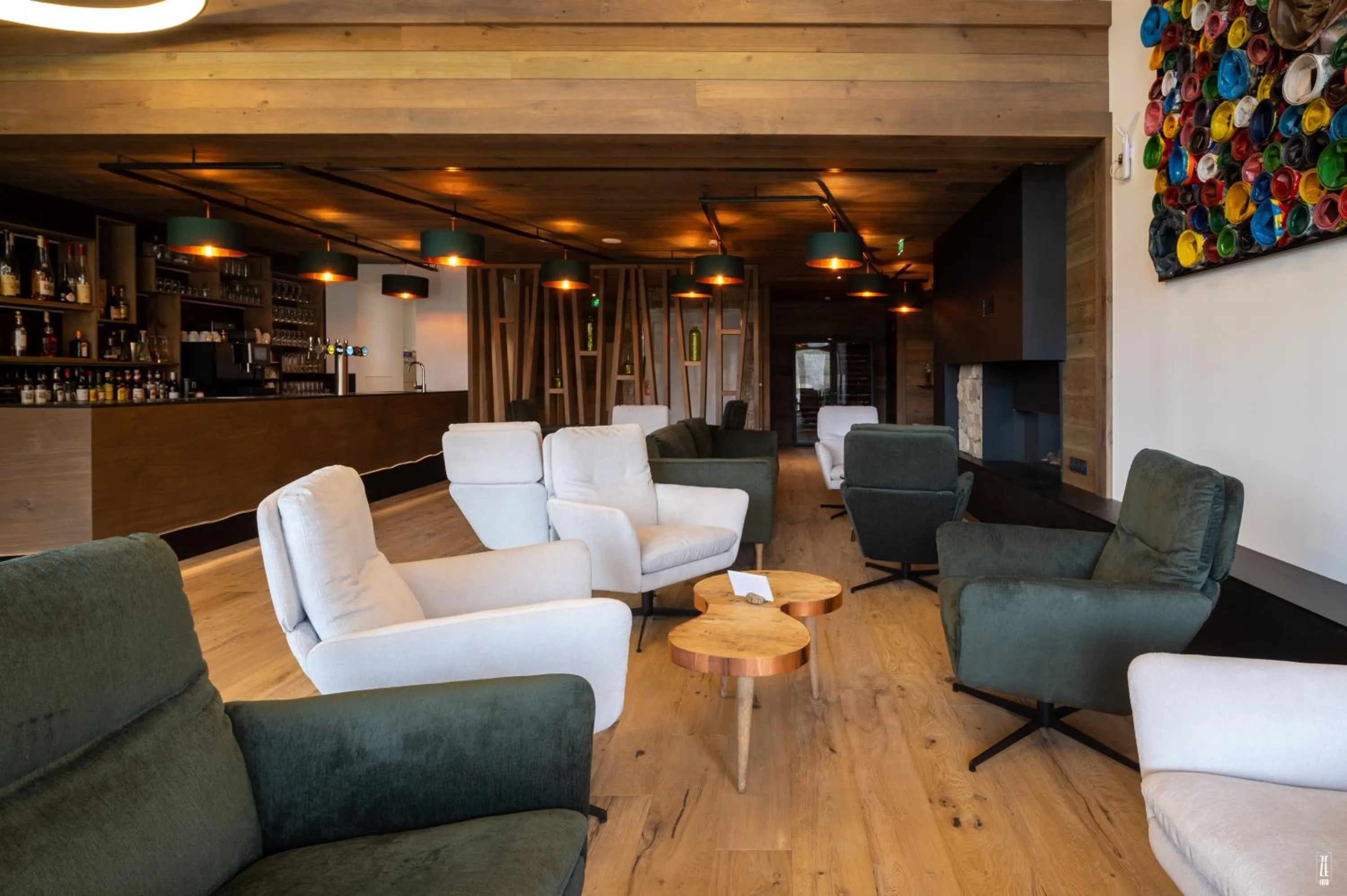 Living room in Chalet Hôtel & Spa Le Collet