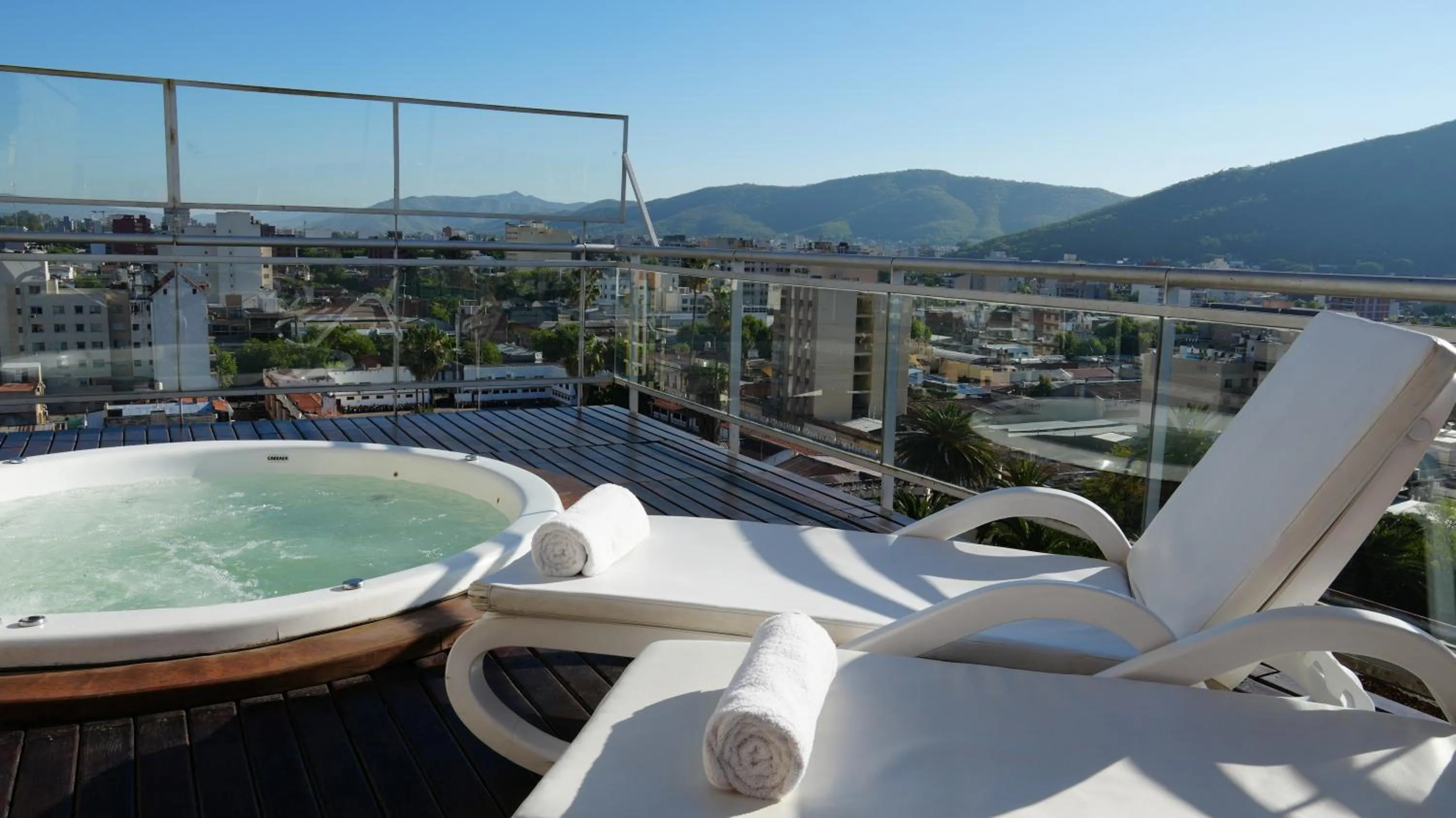 Swimming pool in Design Suites Salta