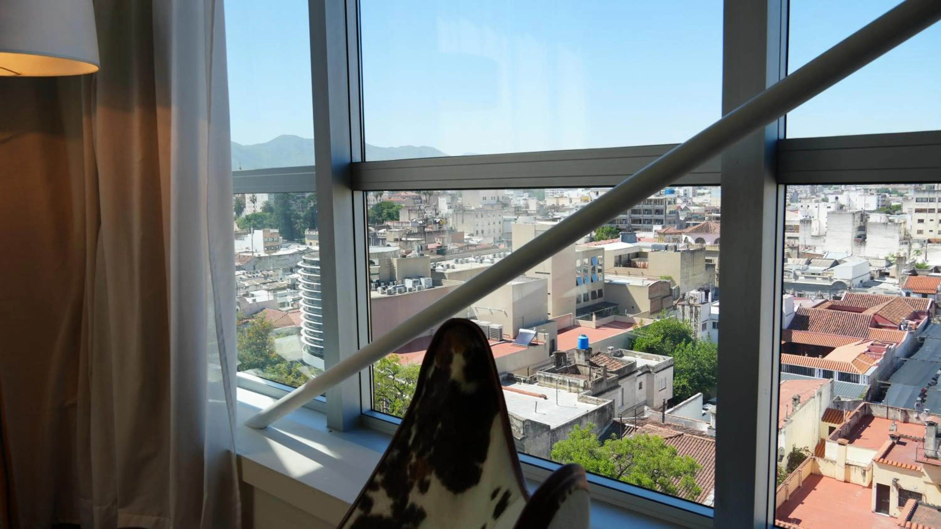 Quiet street view in Design Suites Salta