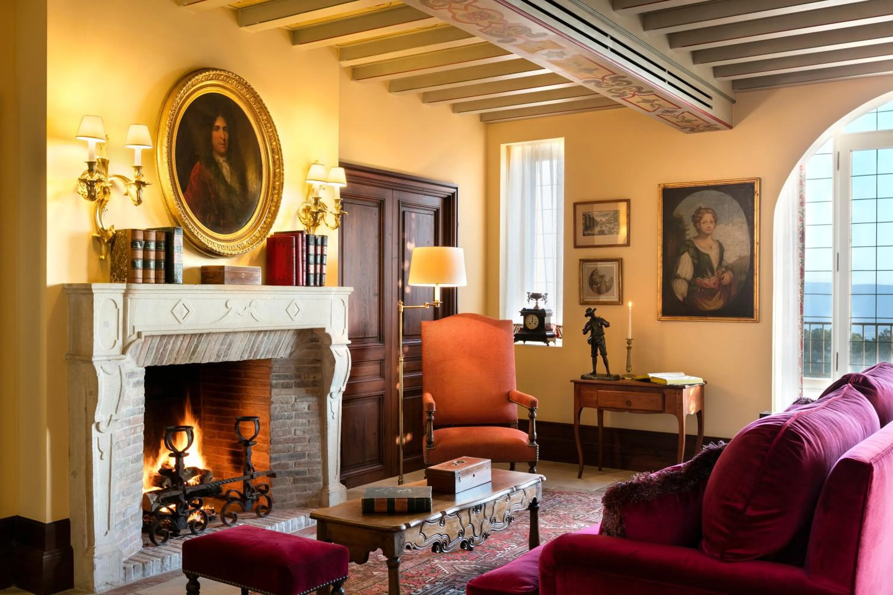 Living room in Airelles Gordes, La Bastide