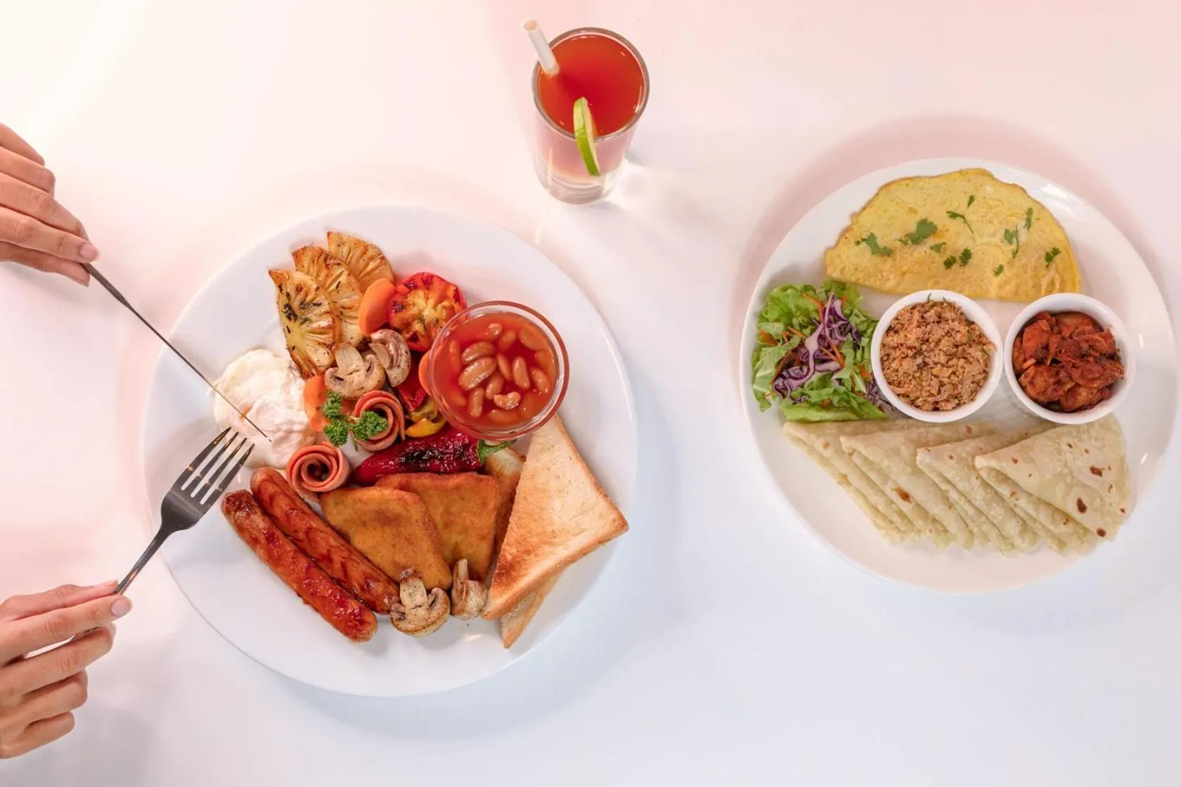 Food and drinks in Acacia Beach Hotel