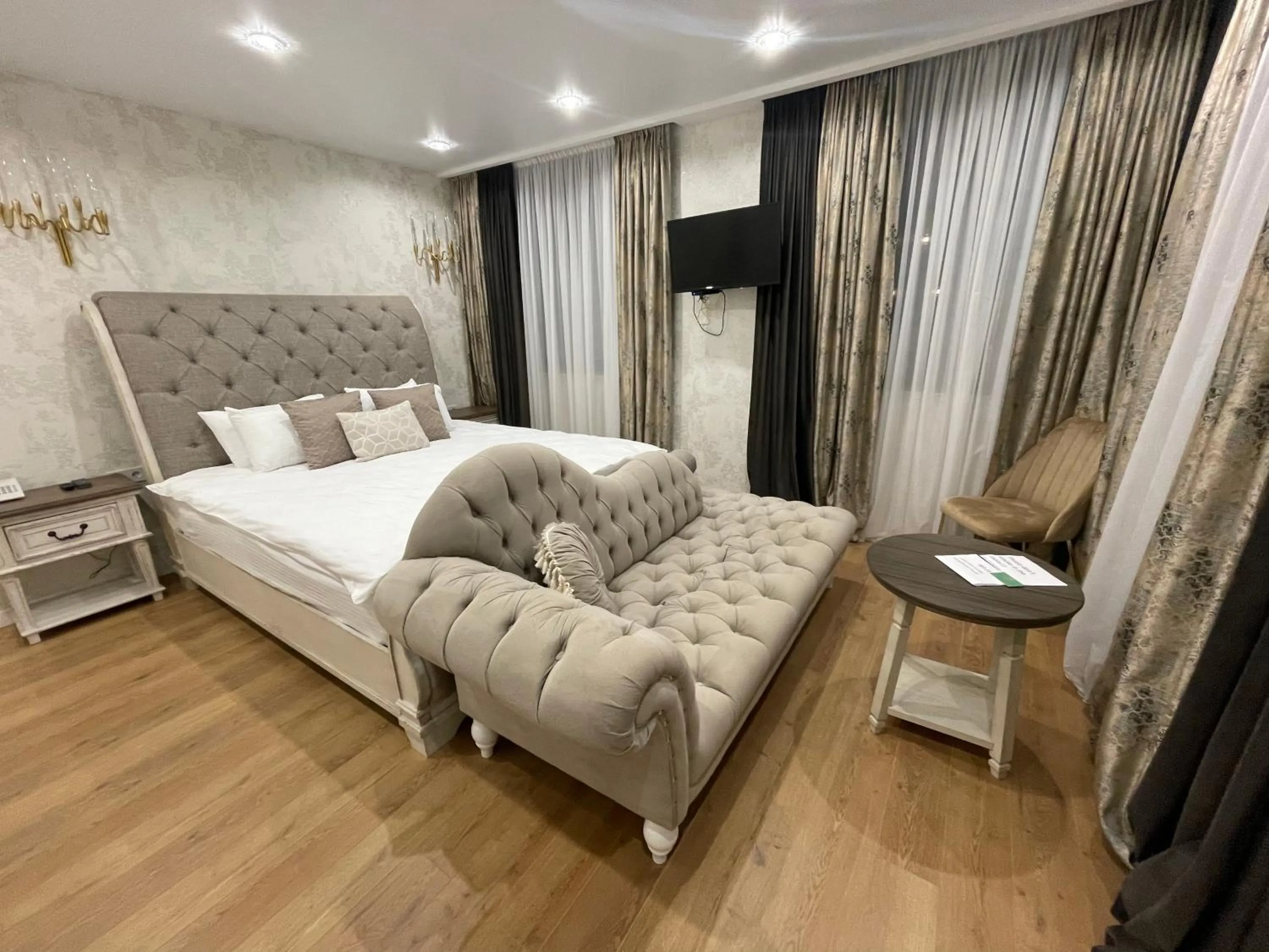 Bed in Rikhe palace boutique hotel