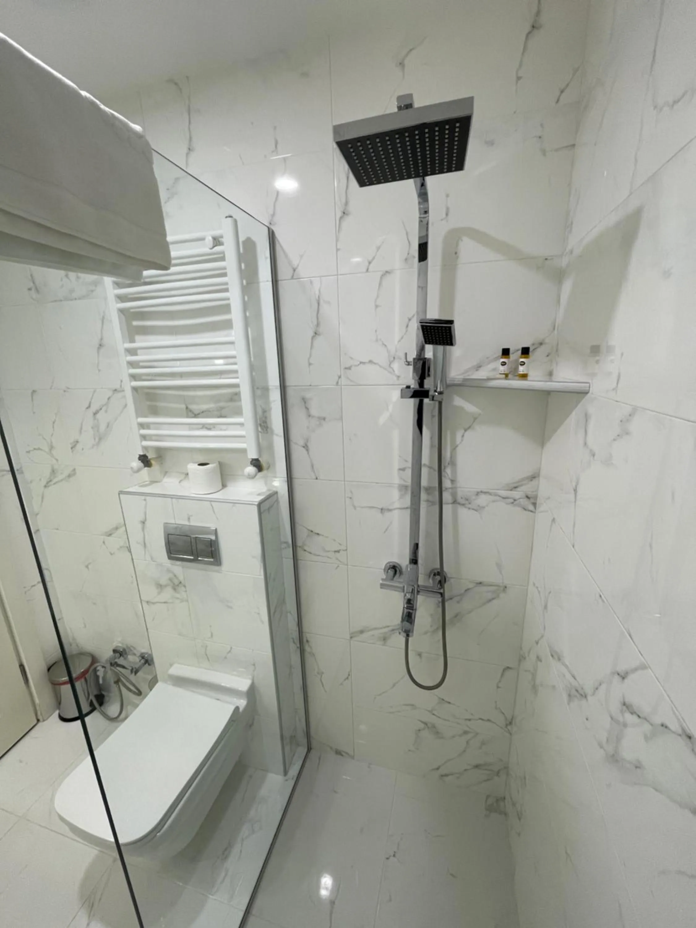 Shower in Rikhe palace boutique hotel