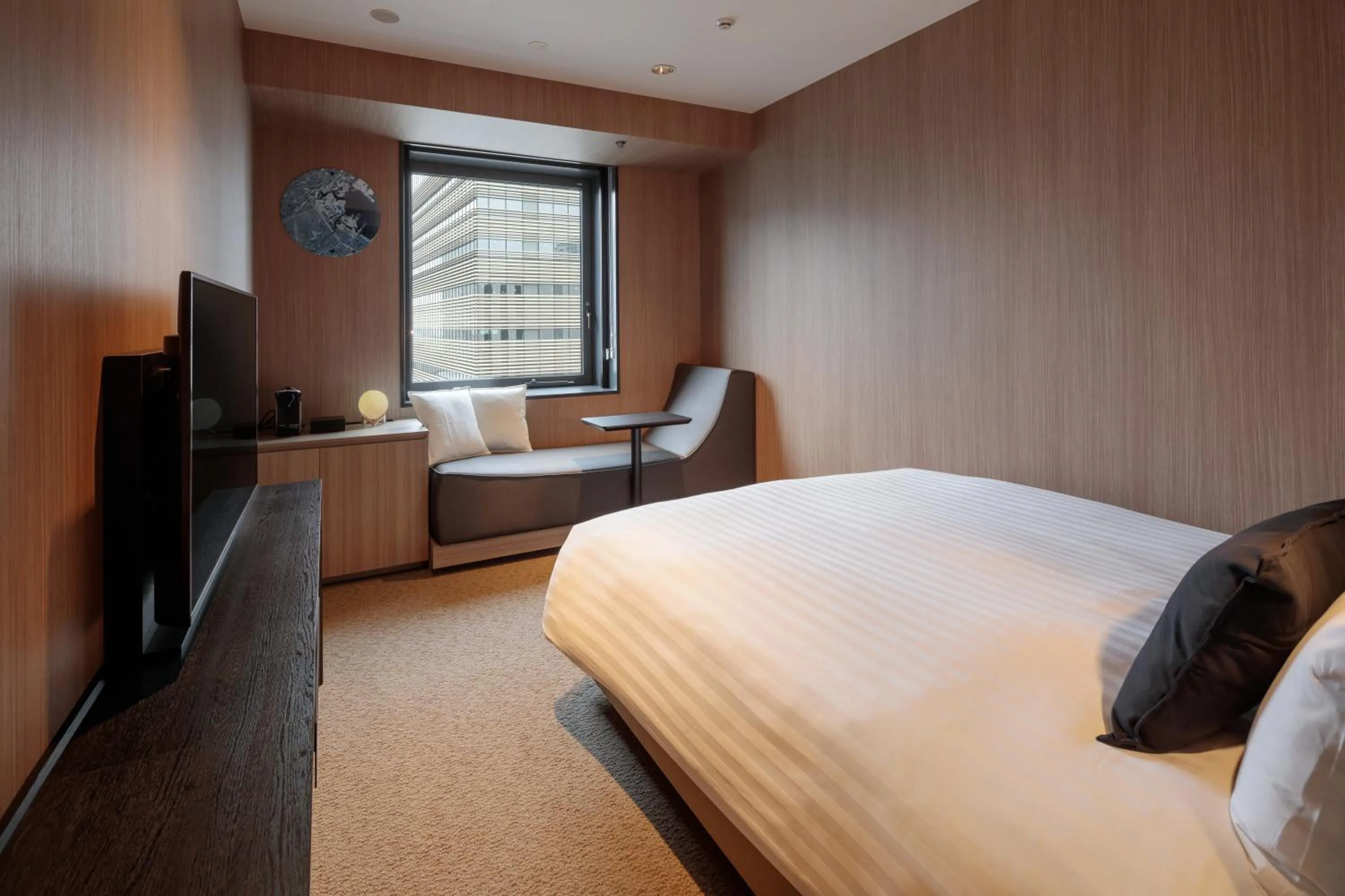 Bed in Yokohama Tokyu REI Hotel