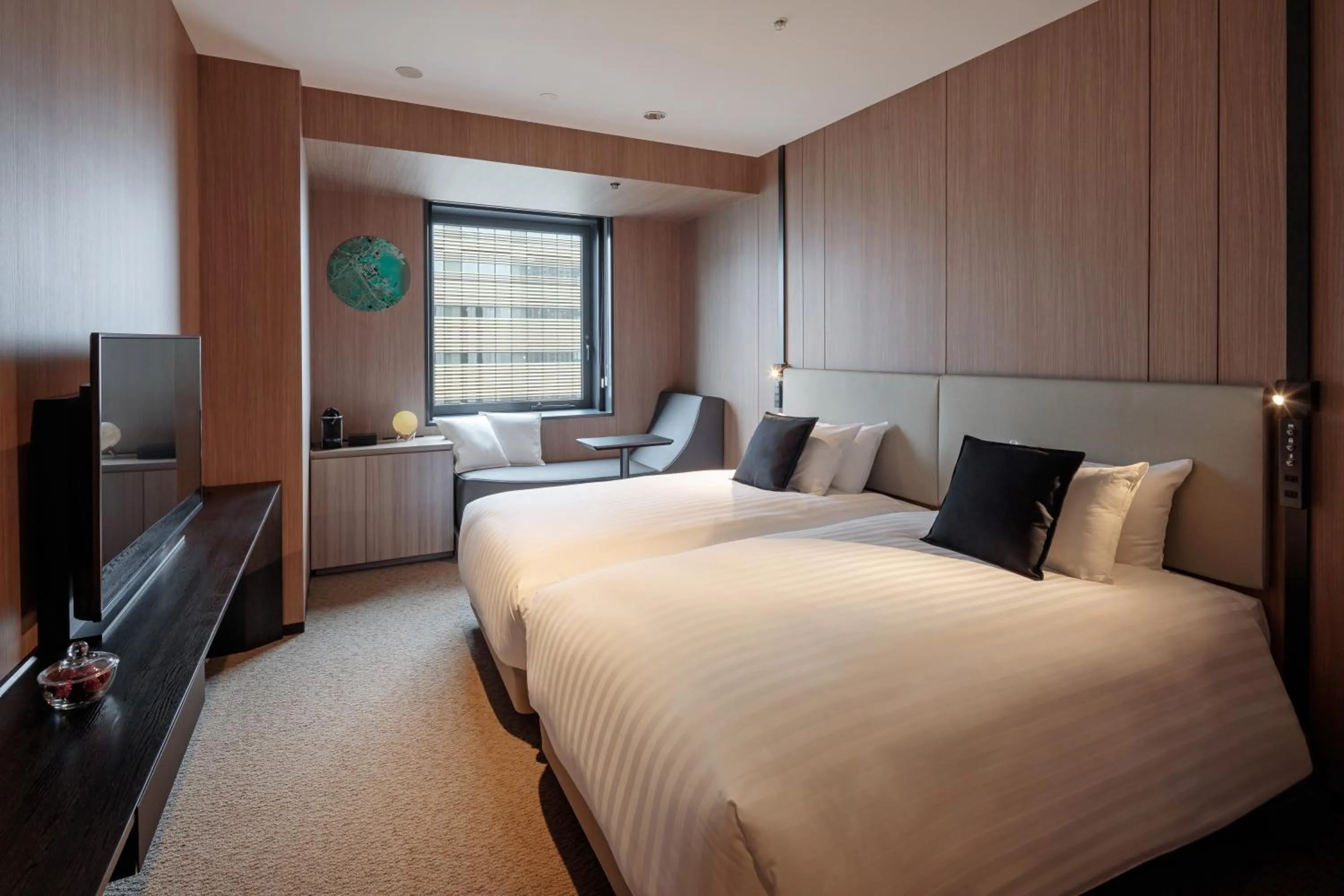 Bed in Yokohama Tokyu REI Hotel