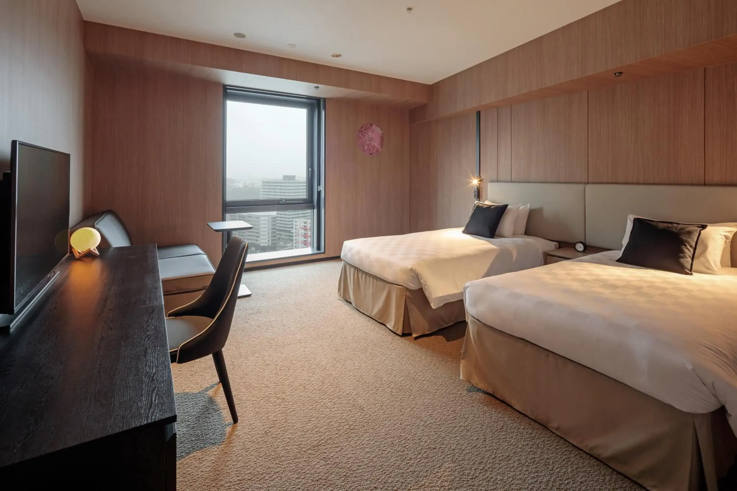 Bed in Yokohama Tokyu REI Hotel Bed in Yokohama Tokyu REI Hotel