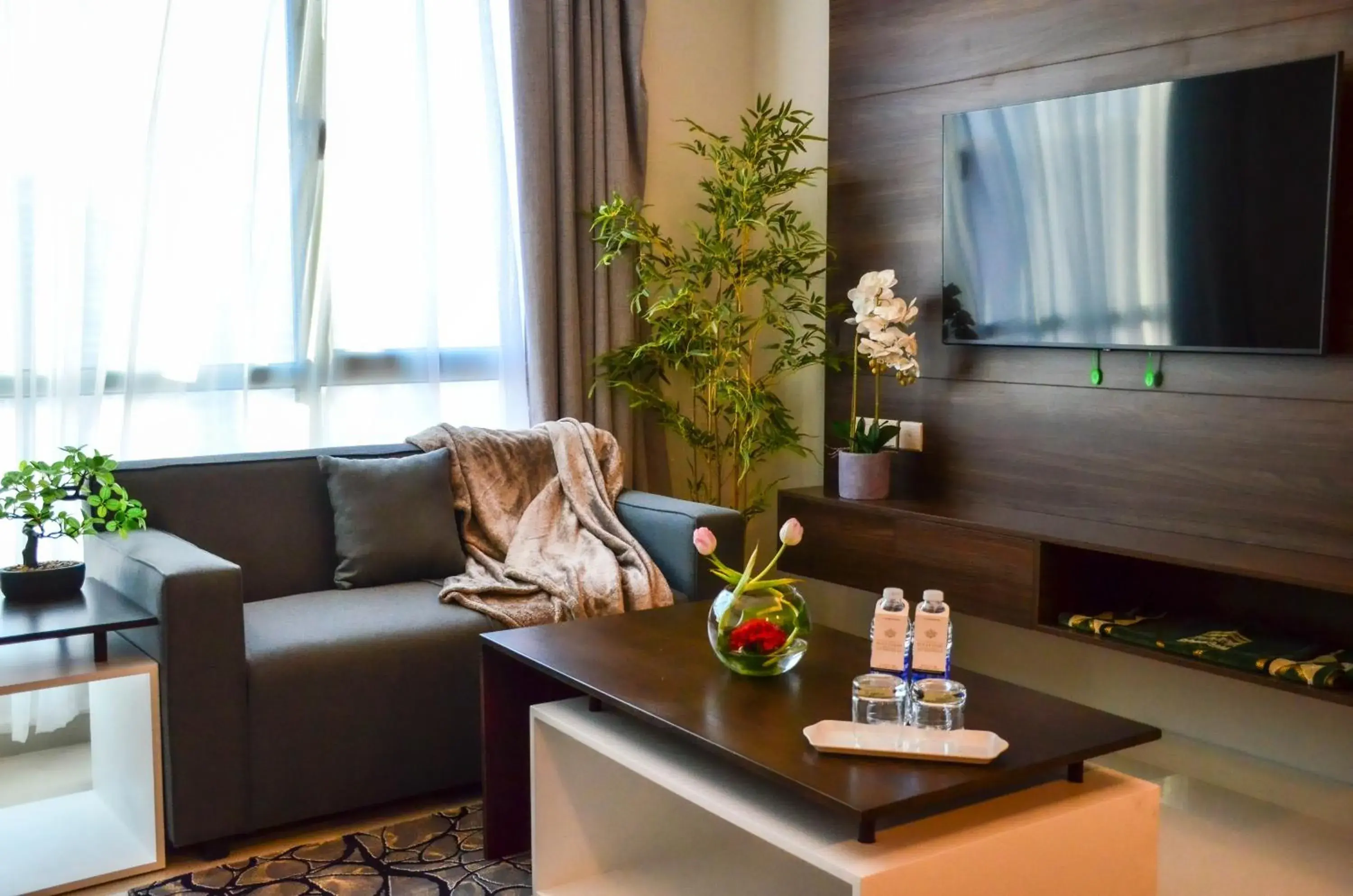 Living room in JUFFAIR BOULEVARD HOTEL & SUITES Living room in JUFFAIR BOULEVARD HOTEL & SUITES