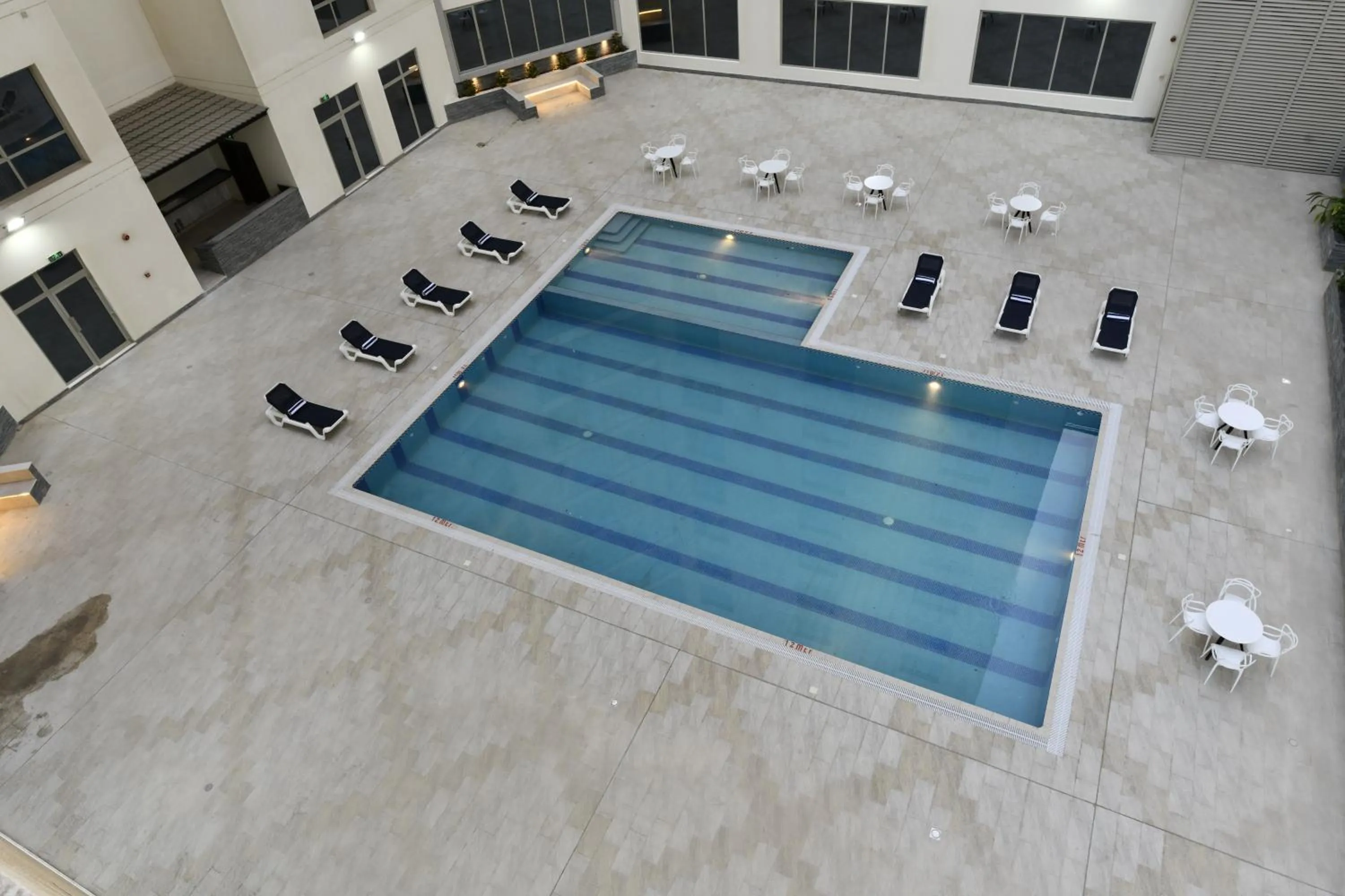 Pool view in JUFFAIR BOULEVARD HOTEL & SUITES