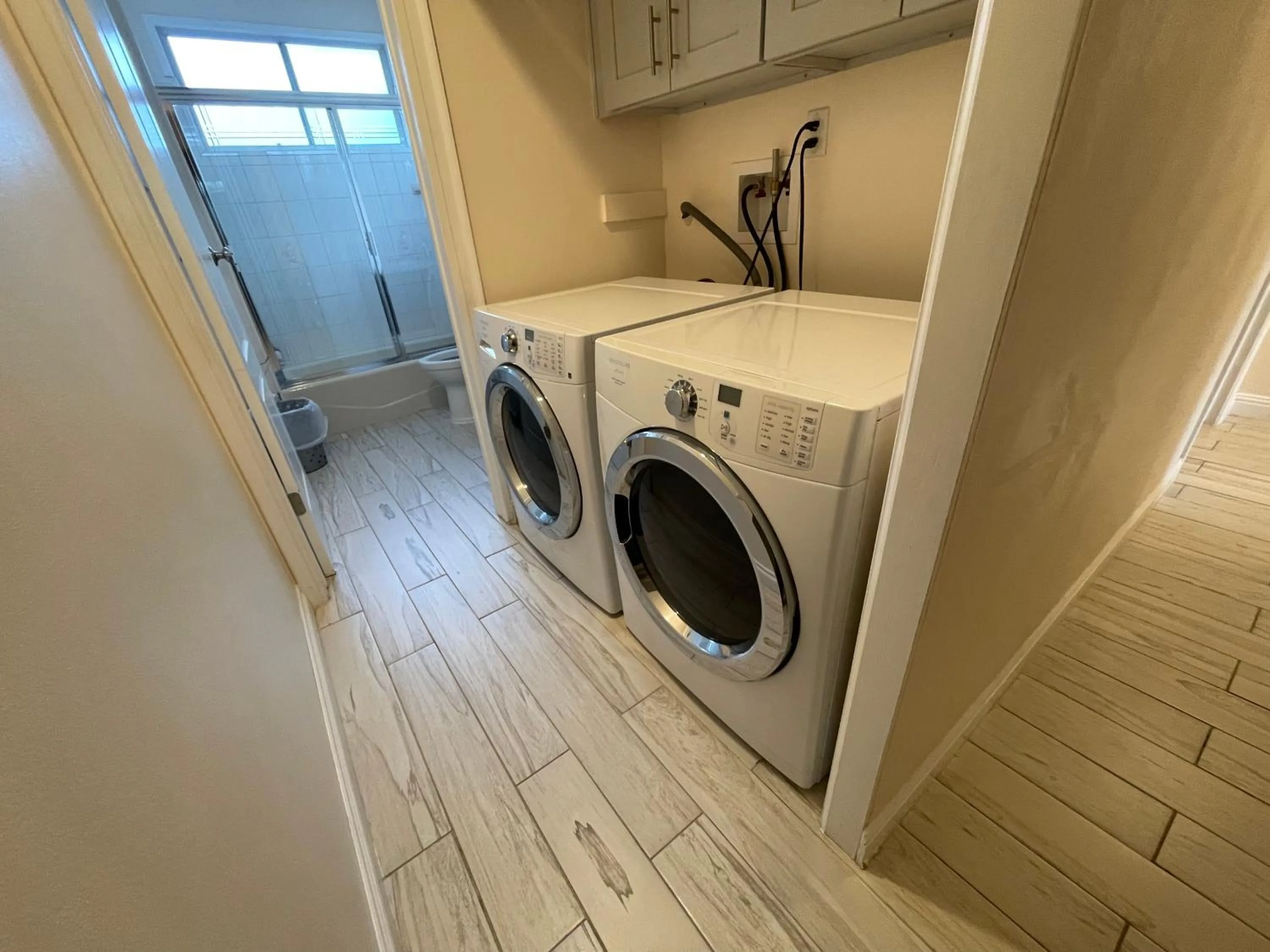 laundry in Cheerful, Beautifully Remodeled, Modern, Comfortable Home