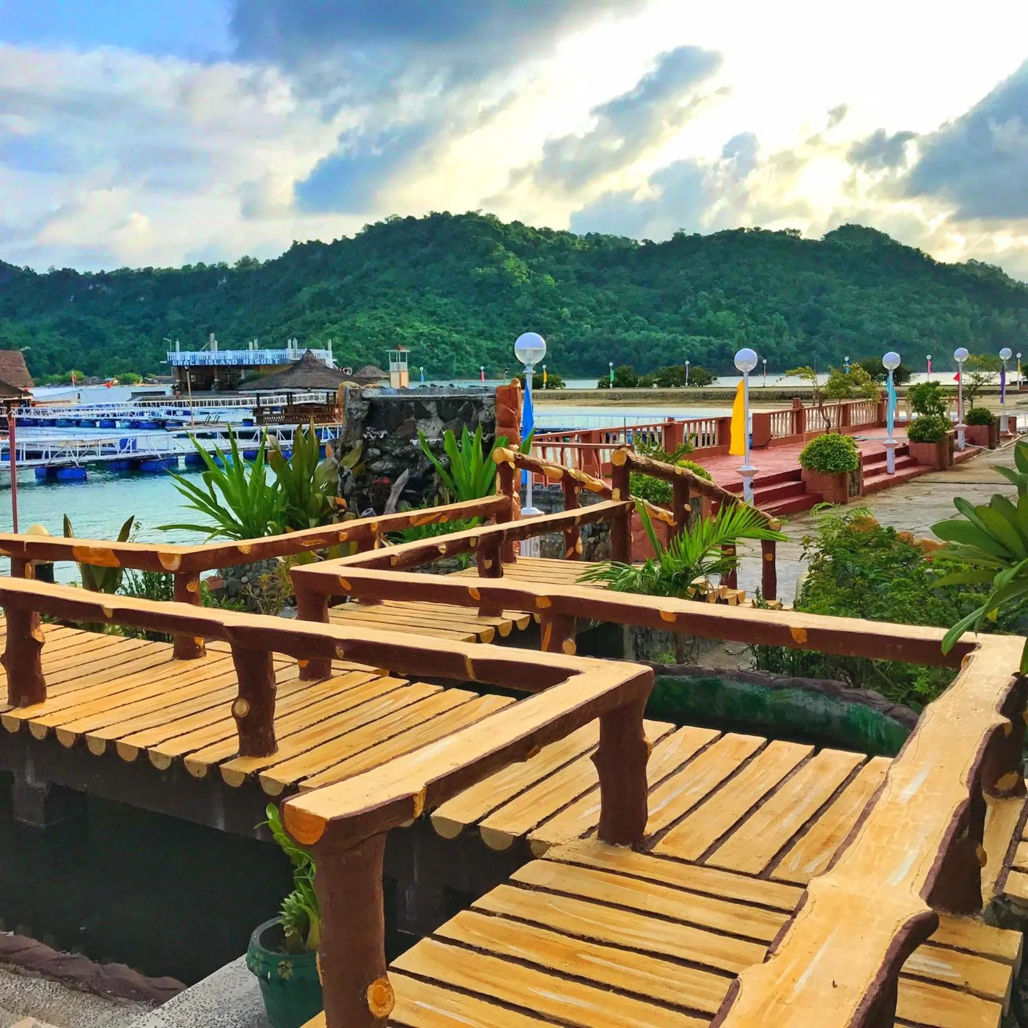 Property building in Grace Island Resort by Cocotel