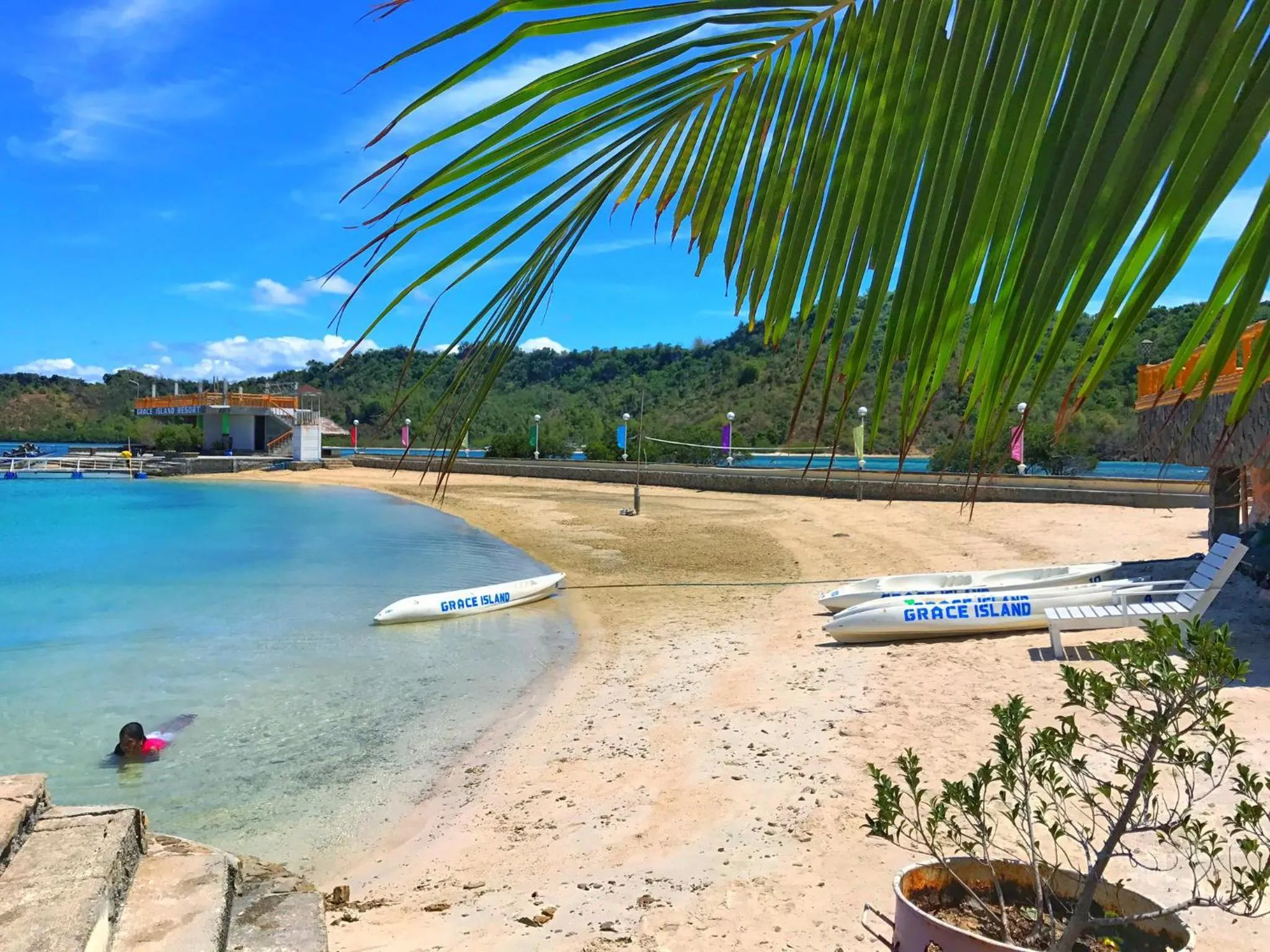 Beach in Grace Island Resort by Cocotel