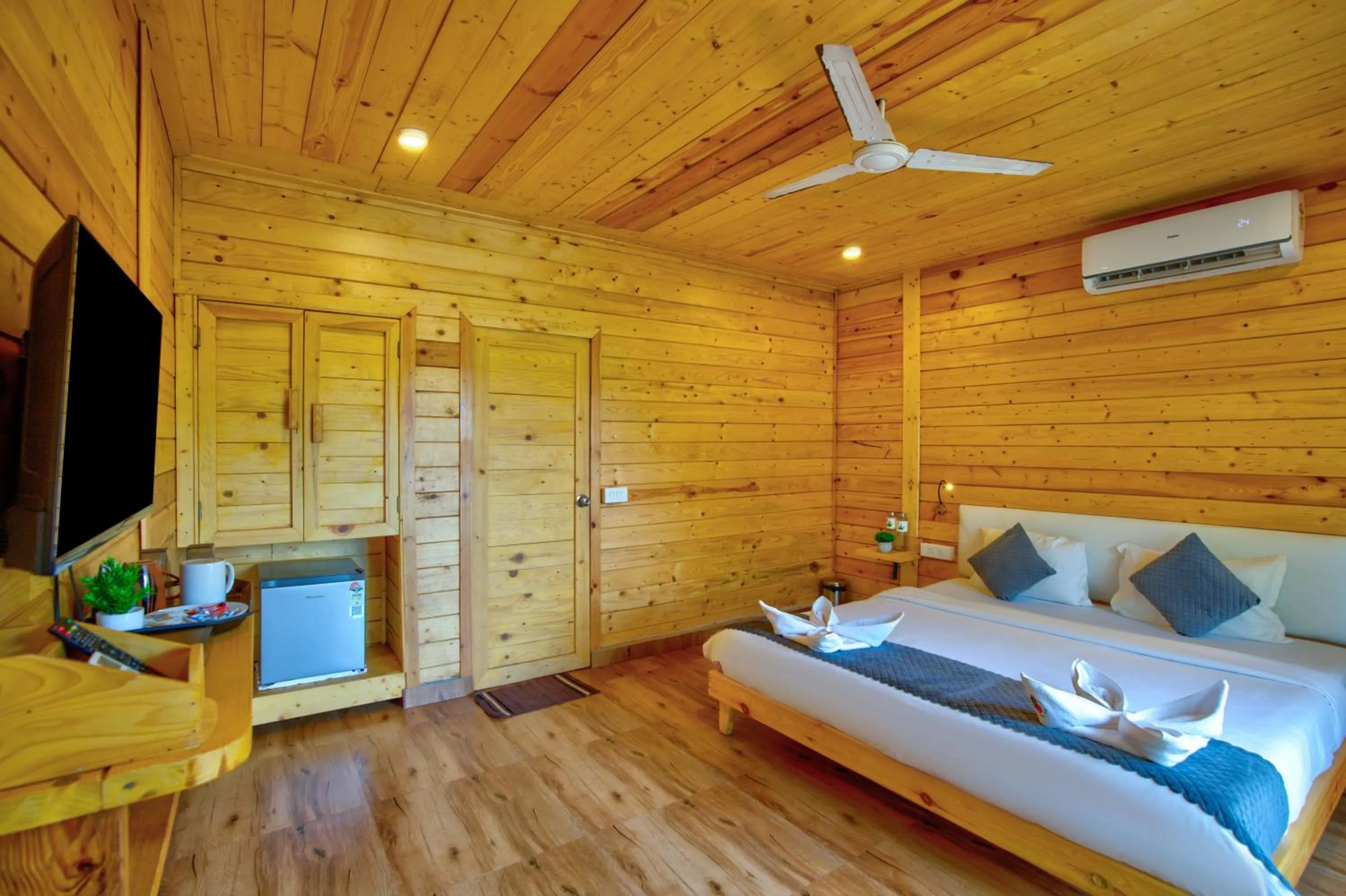 Bed in The Lazy Cabanas