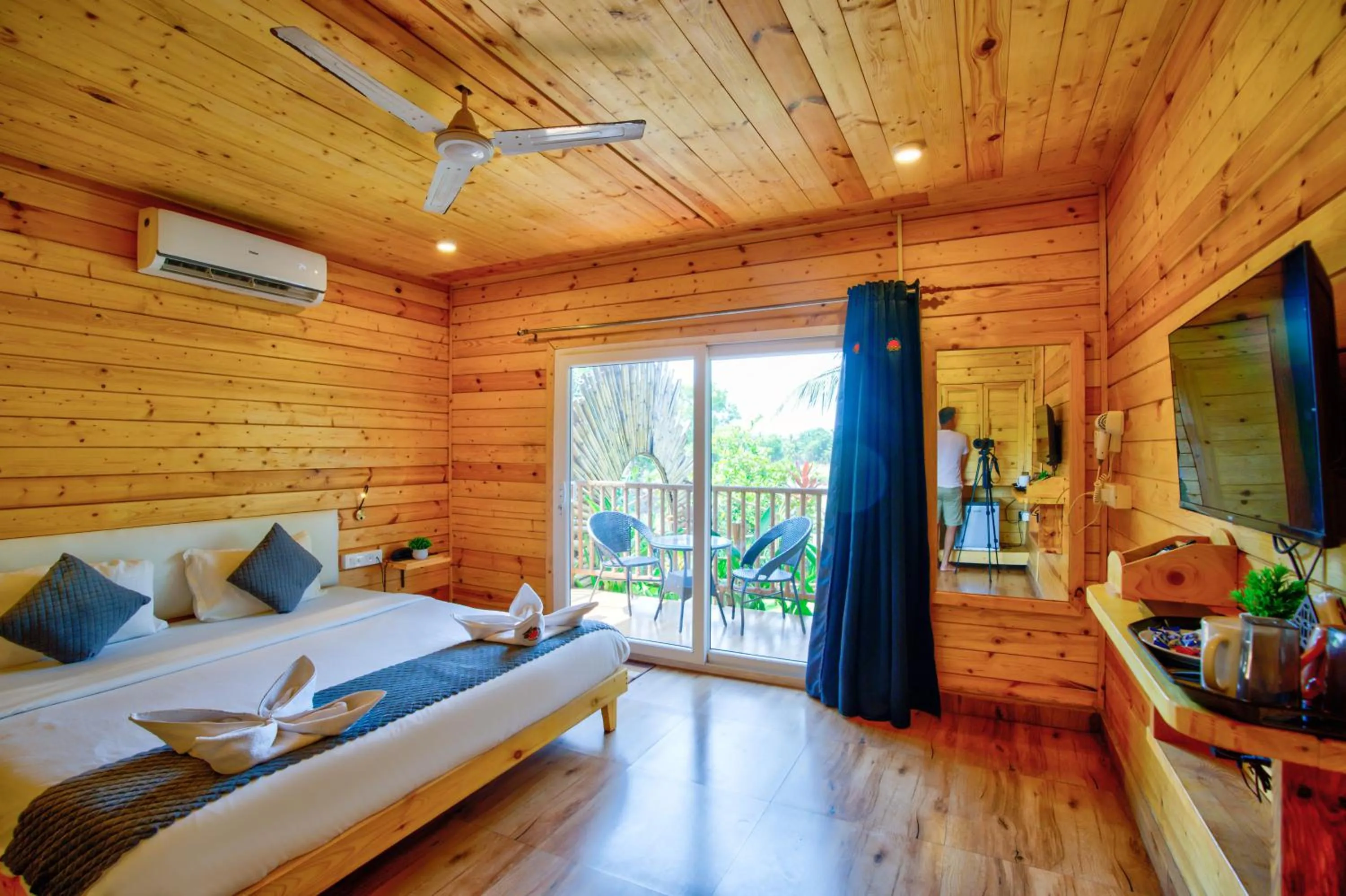 Bed in The Lazy Cabanas