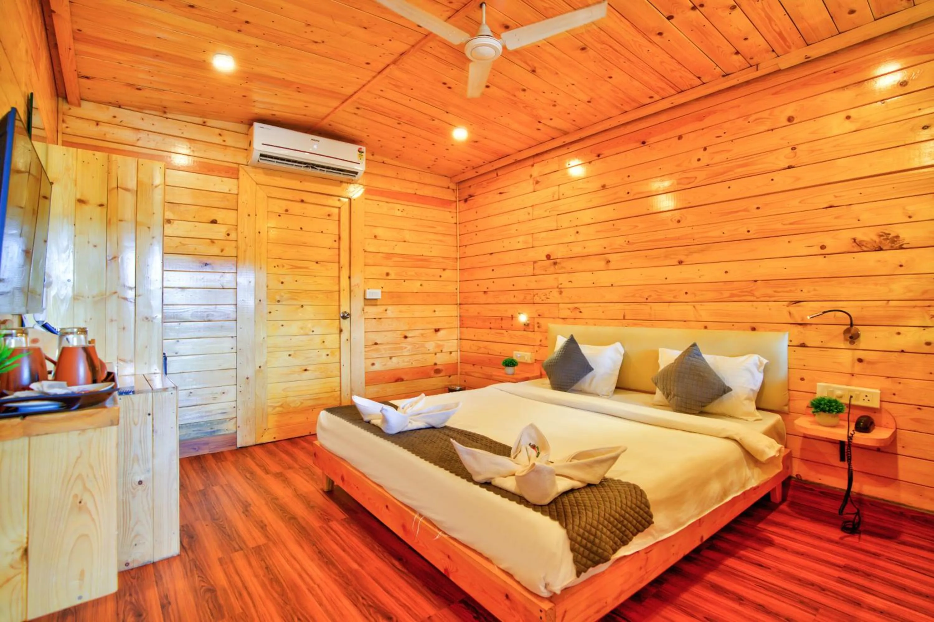 Bed in The Lazy Cabanas