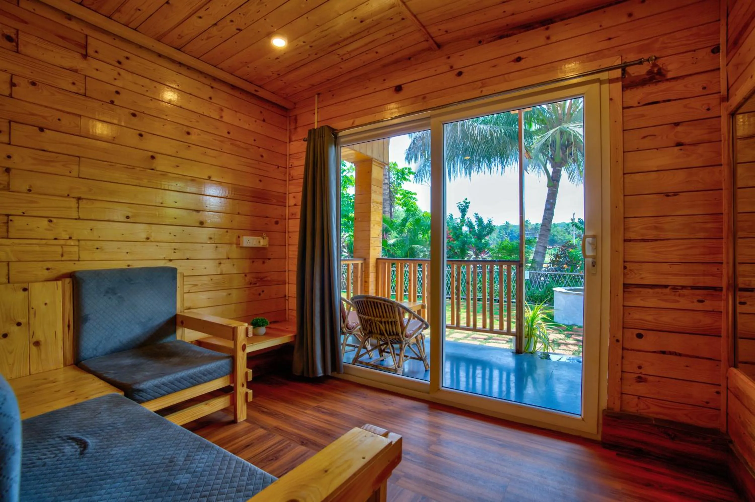 Patio in The Lazy Cabanas