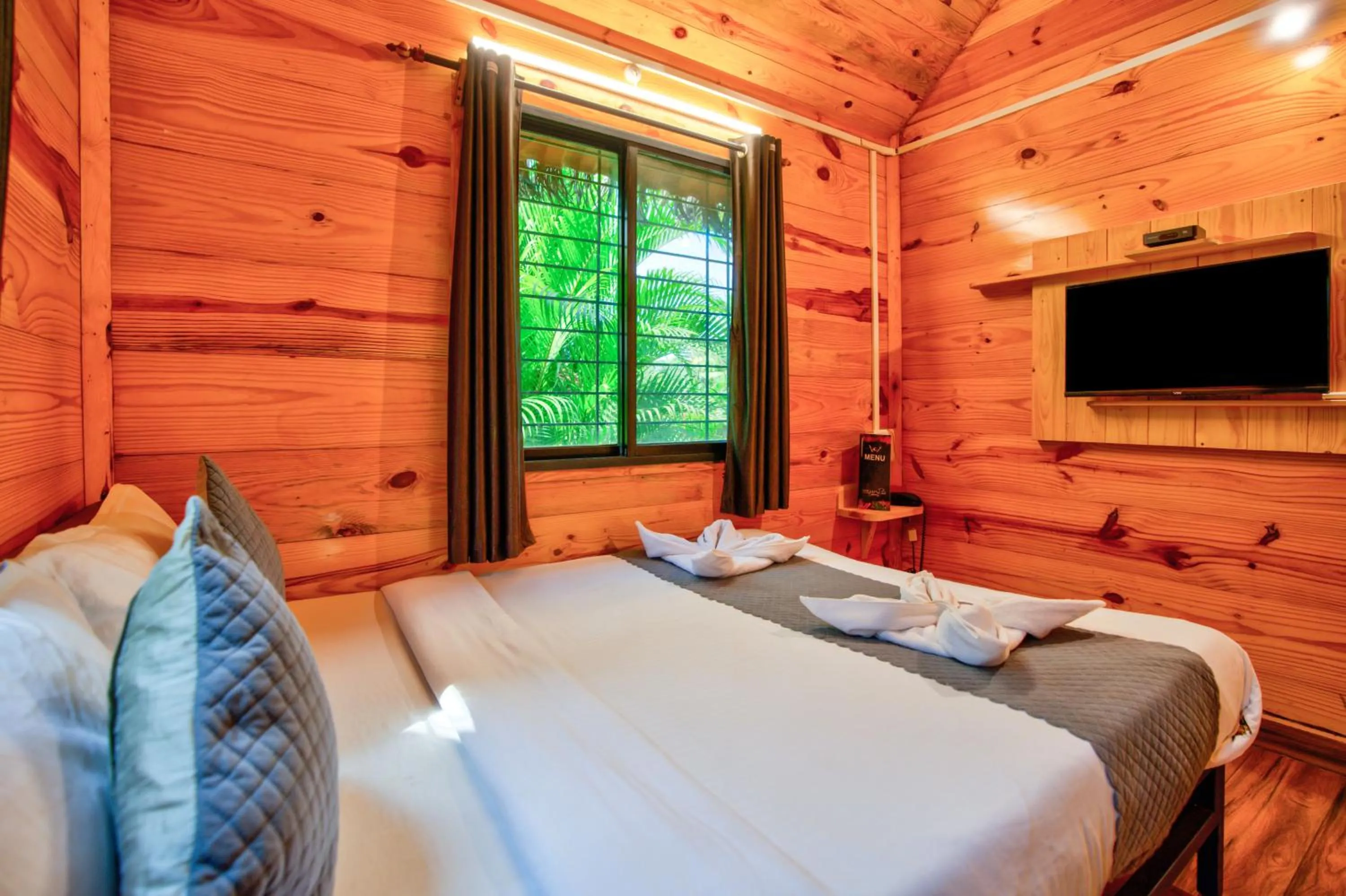 Bed in The Lazy Cabanas