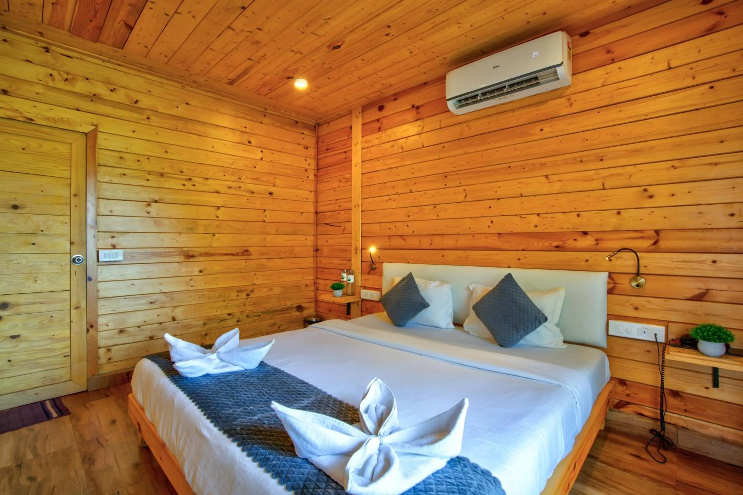 Bed in The Lazy Cabanas