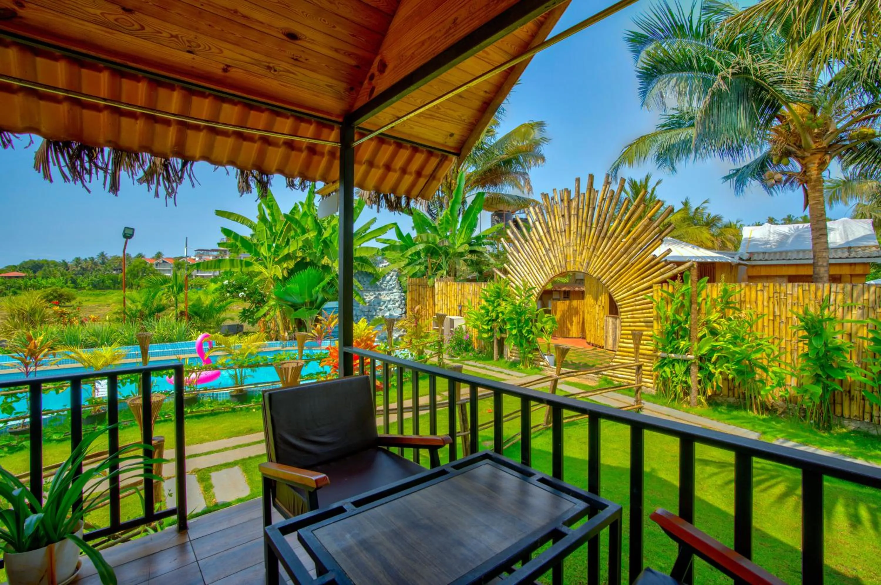 Patio in The Lazy Cabanas