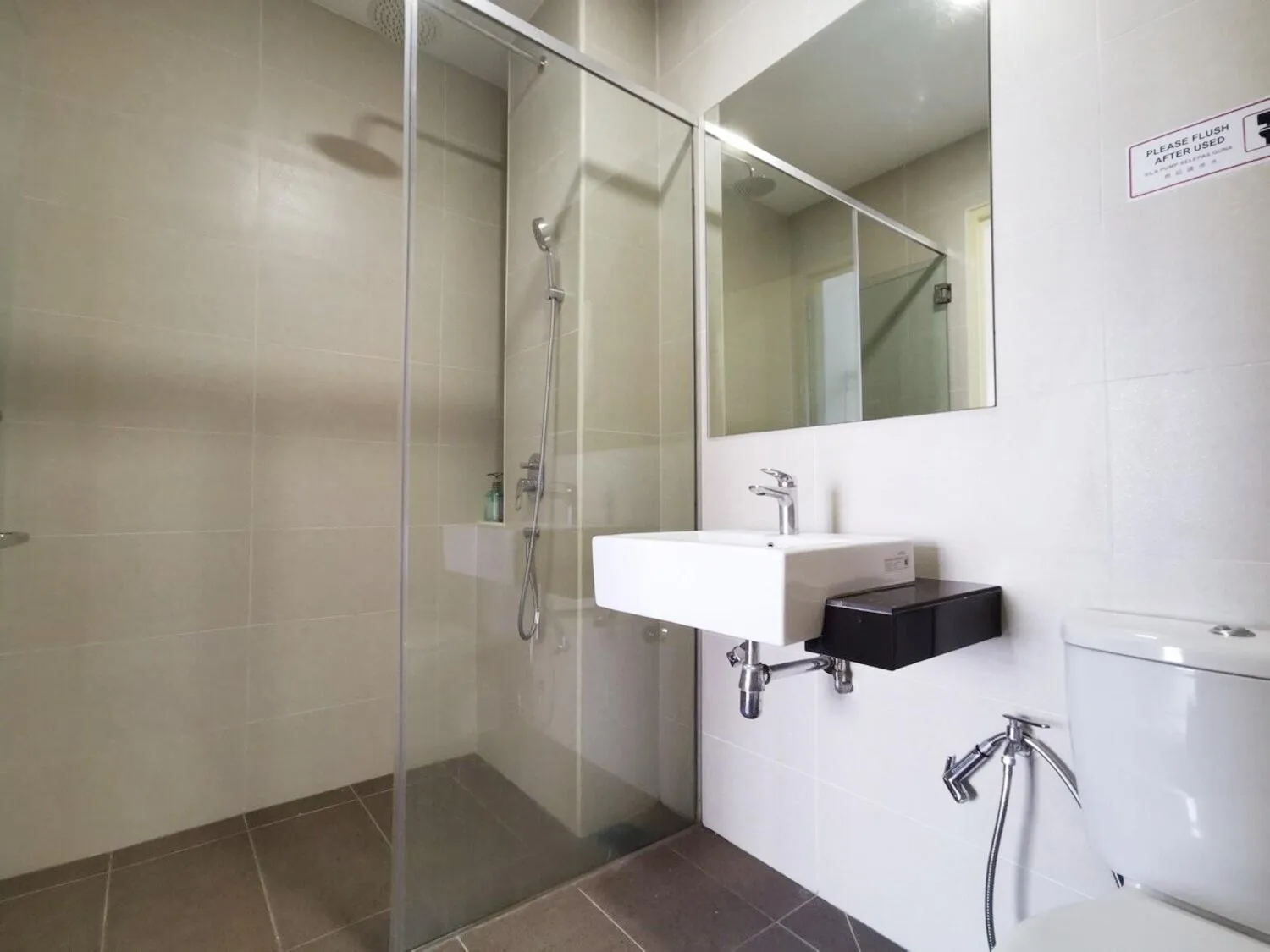 Shower in Atlantis Residences Melaka